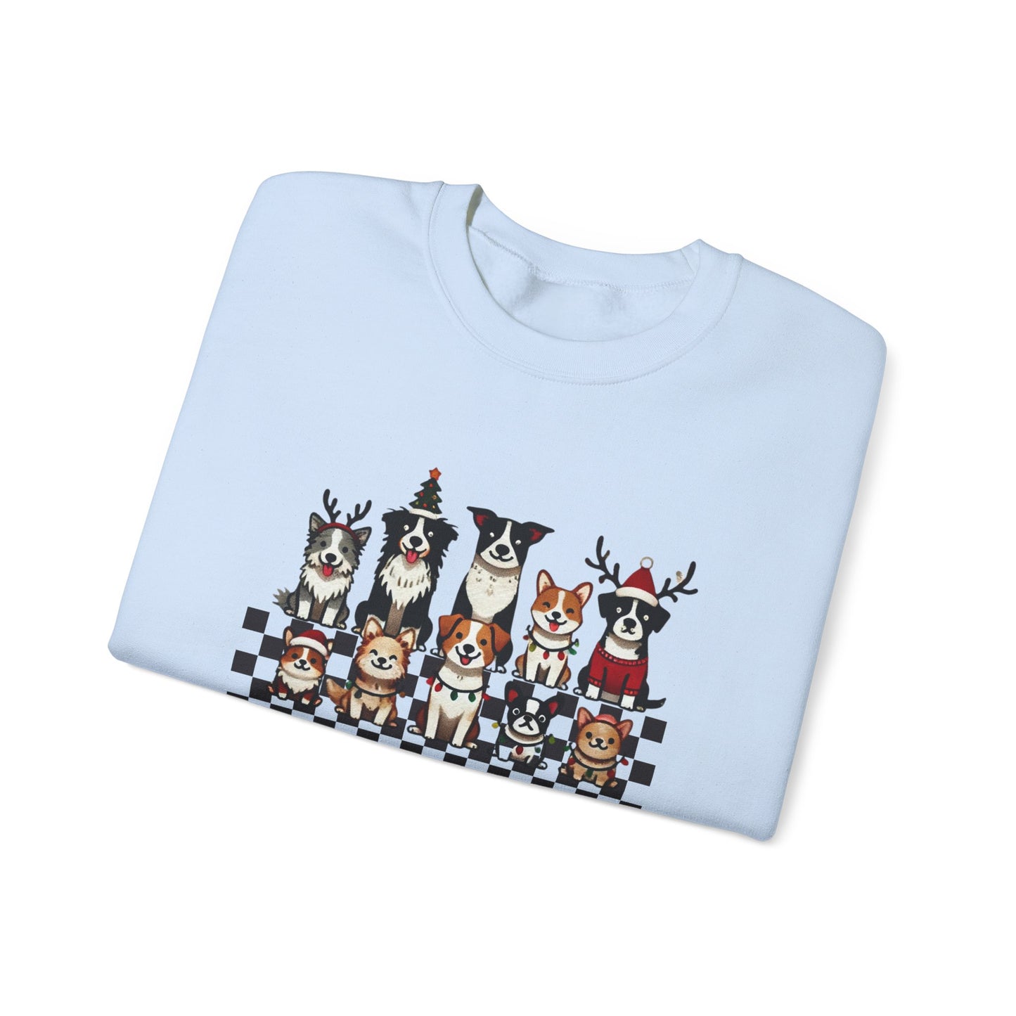 Merry Woofmas Crewneck Sweatshirt - Unisex Holiday Dog Design - Ileana Marie Designs