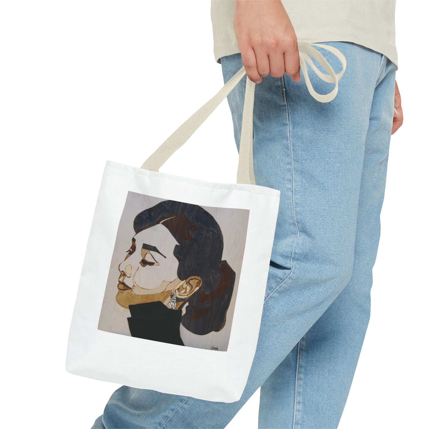 Stylish Adored Tote Bag - Fashionable Art Design for Everyday Use