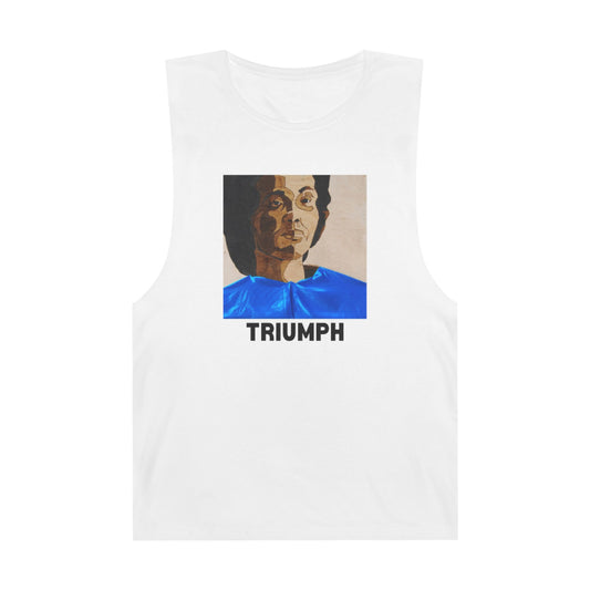 Unisex Triumph Tank Top, Inspirational Fitness Shirt, Casual Summer Attire, Gift for Athletes, Motivational Workout Wear, Unisex Apparel
