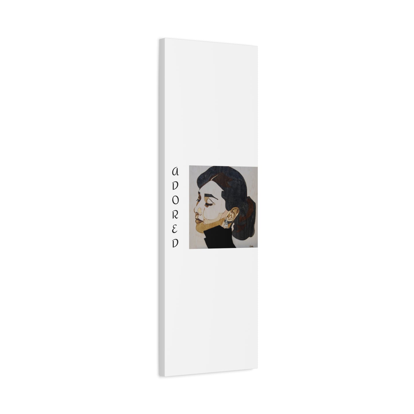 "Adored"Canvas Art – Stylish Portrait of a Woman