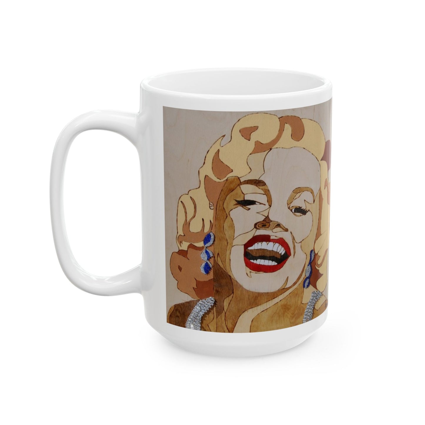 "Beautiful", Marylin Monroe, Loved & Self-Discovery Quote, Inspirational Ceramic Mug