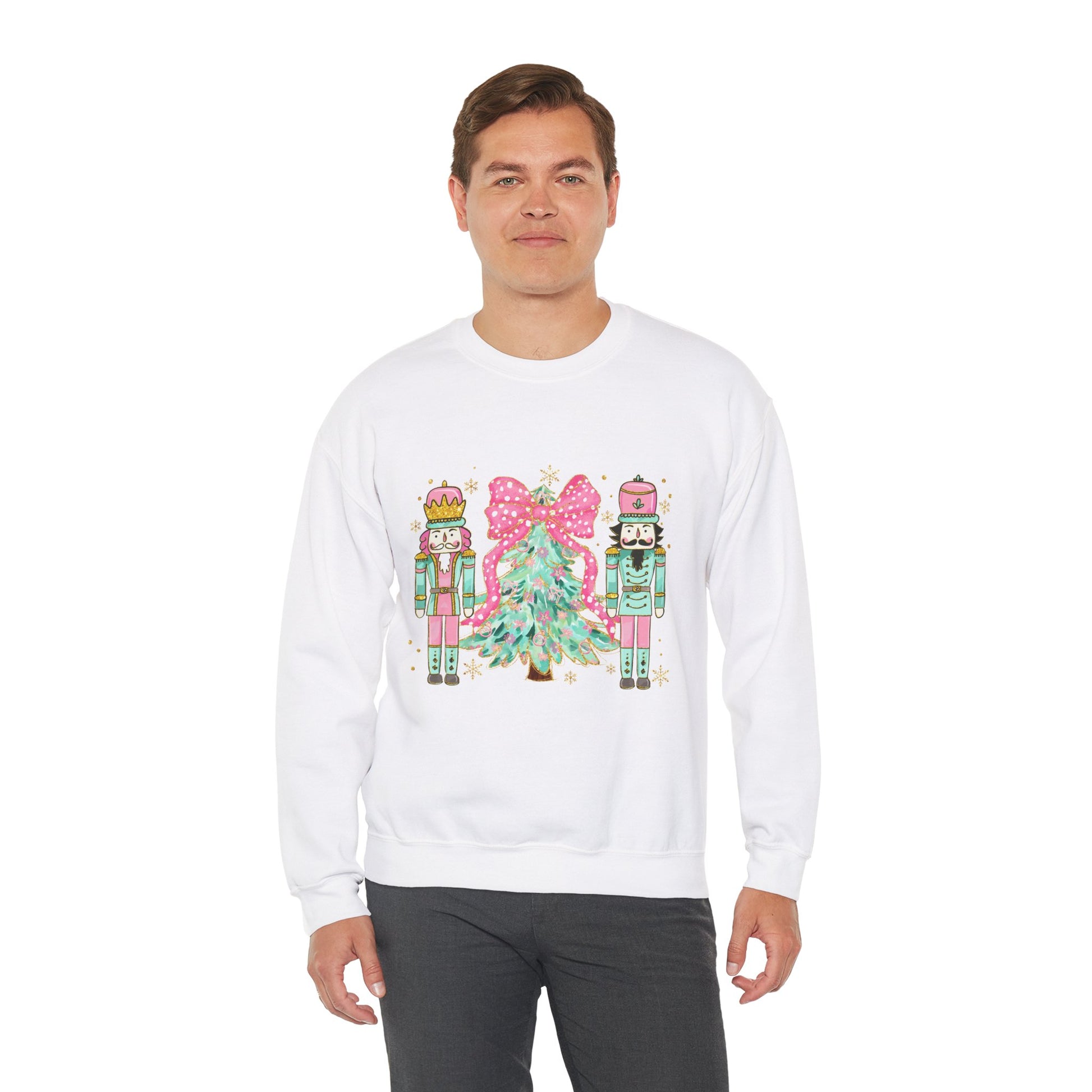 Christmas Nutcracker Crewneck Sweatshirt - Unisex Heavy Blend™ - Ileana Marie Designs