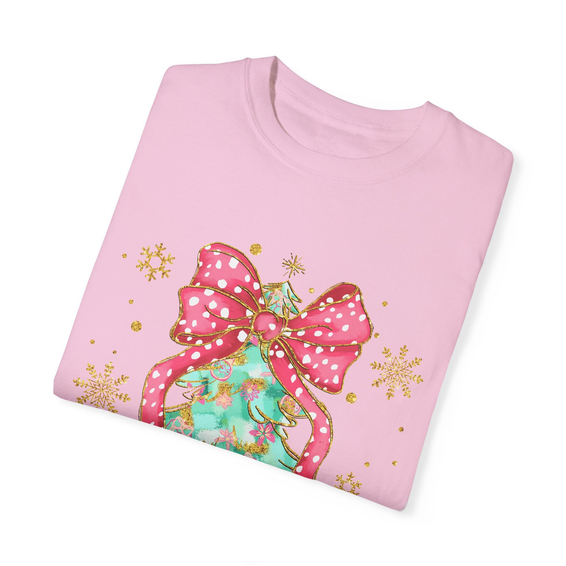 Festive Christmas Tree Graphic T-Shirt - Ileana Marie Designs