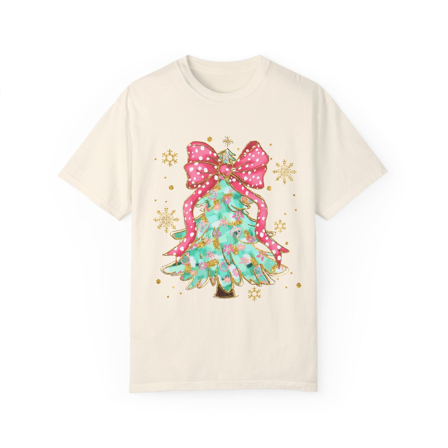 Festive Christmas Tree Graphic T-Shirt - Ileana Marie Designs