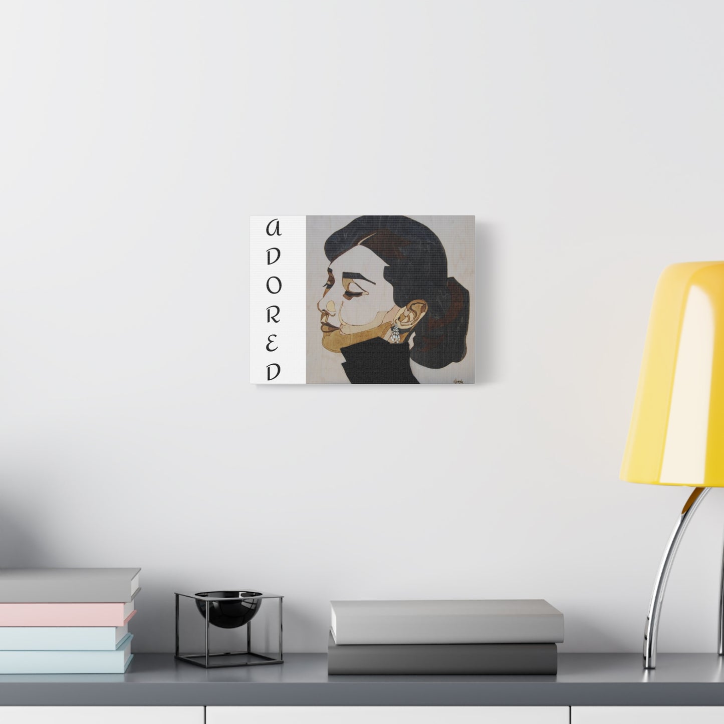 "Adored"Canvas Art – Stylish Portrait of a Woman