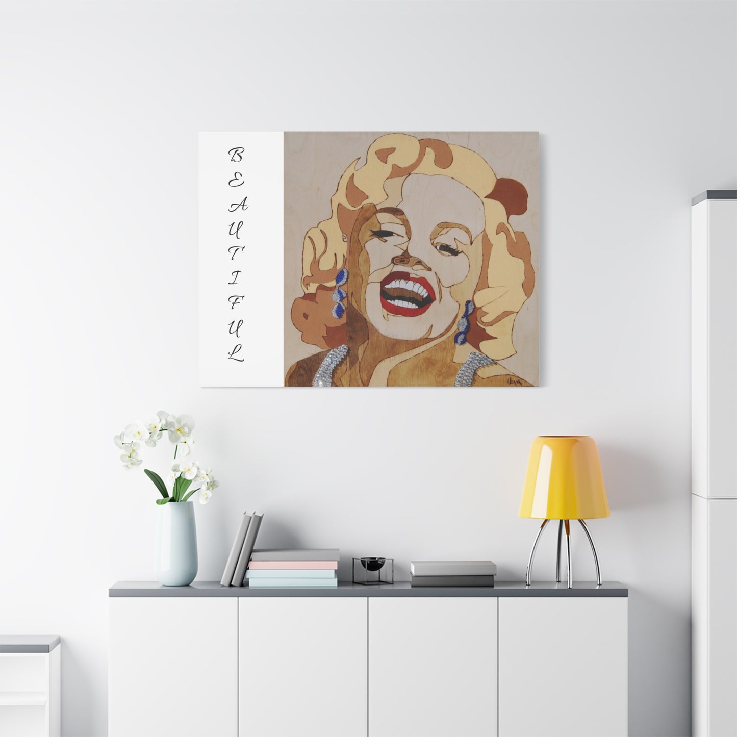 Marilyn Monroe Art Canvas - Stretched Wall Decor for Home & Office