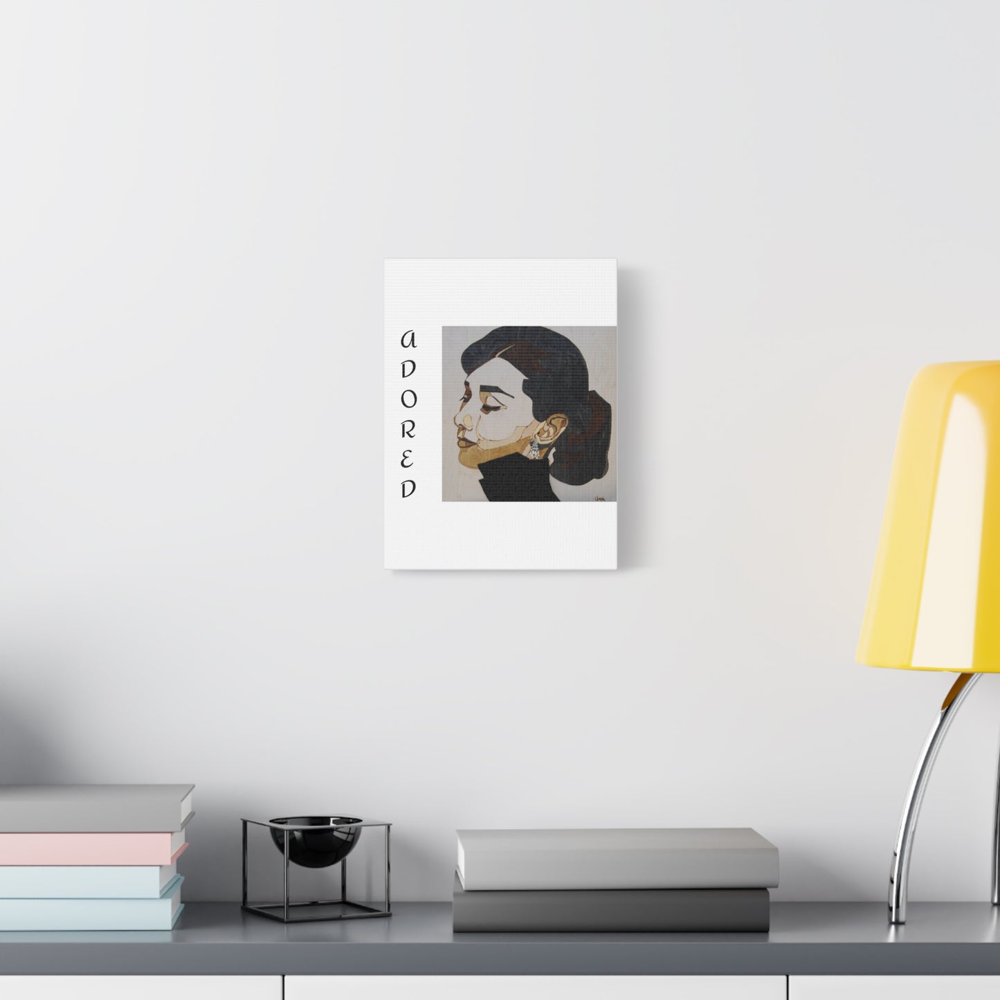 "Adored"Canvas Art – Stylish Portrait of a Woman