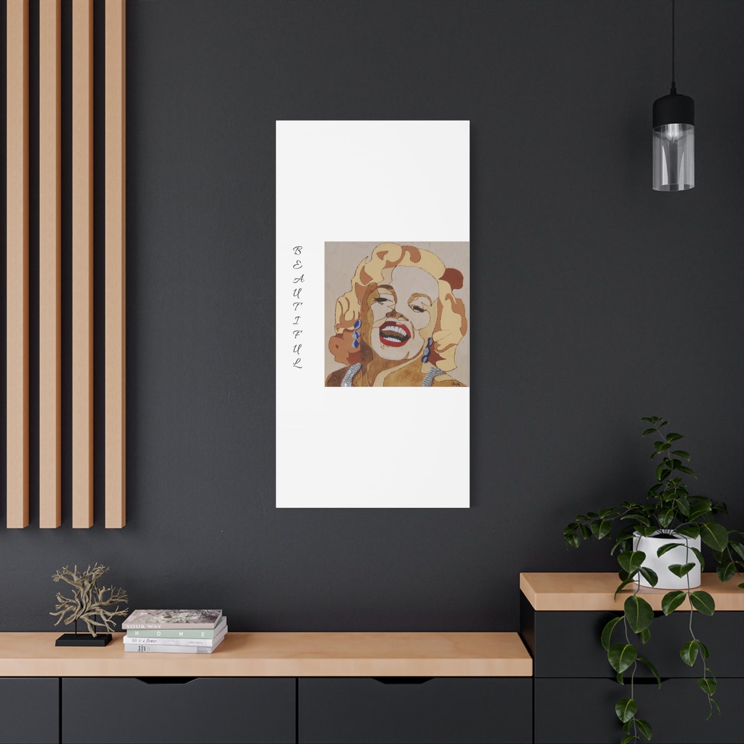 Marilyn Monroe Art Canvas - Stretched Wall Decor for Home & Office