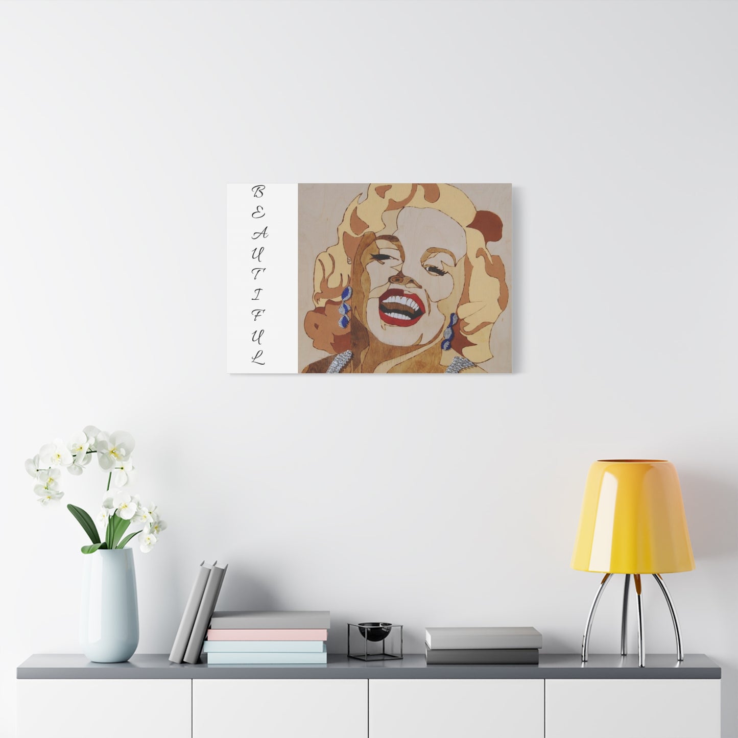 Marilyn Monroe Art Canvas - Stretched Wall Decor for Home & Office