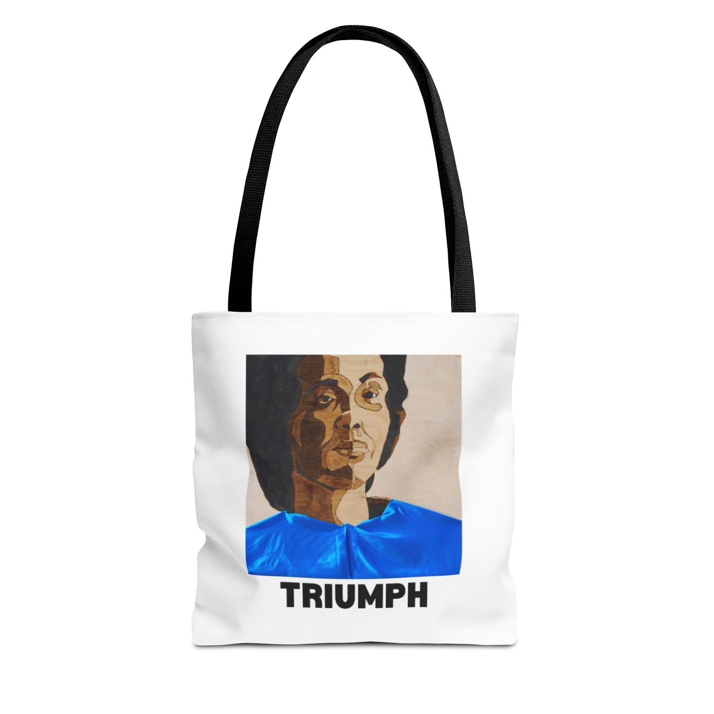 Triumph Tote Bag for Inspiration And Empowerment, Motivational Gift for Students, Eco-Friendly Shopping Bag, Artistic Statement