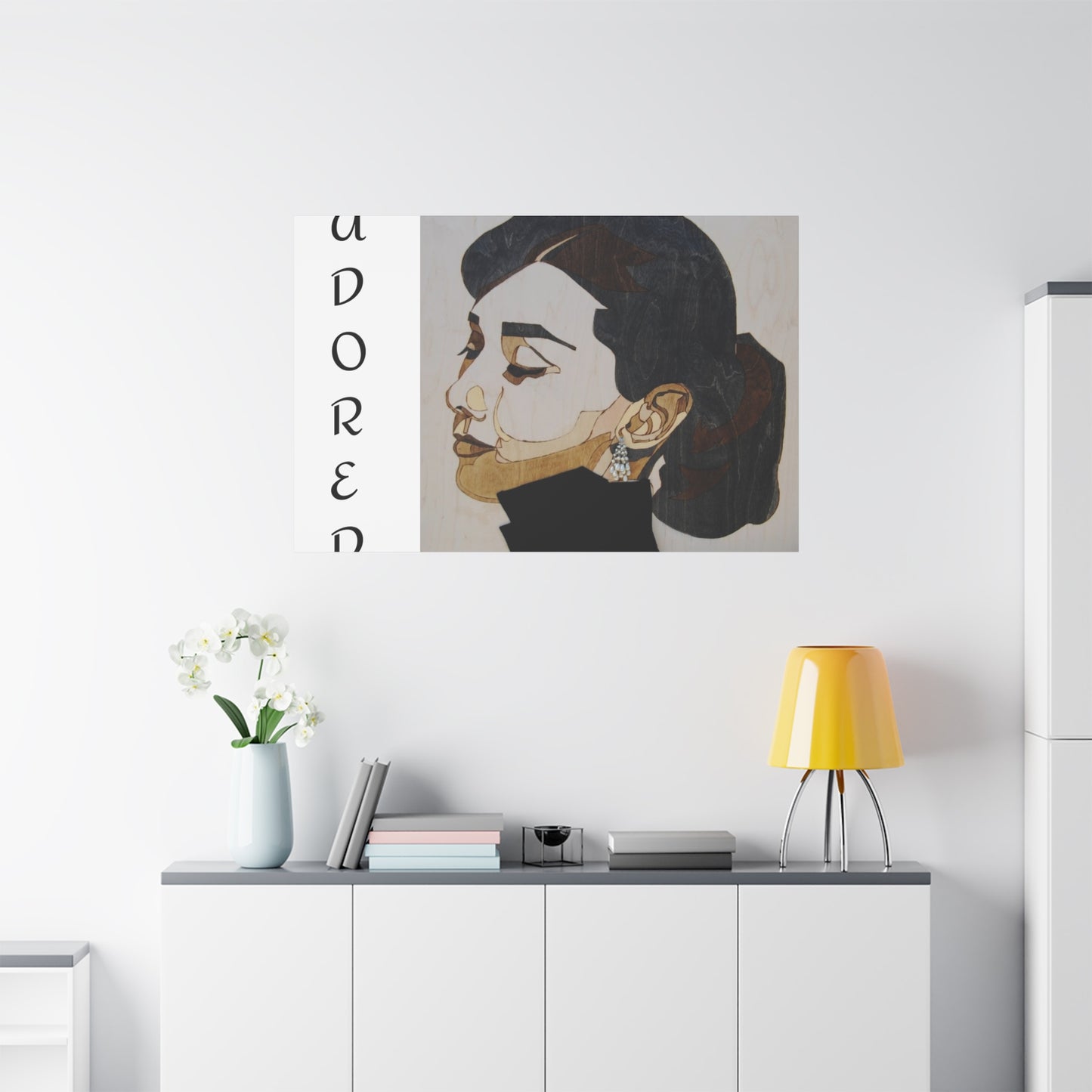 "Adored"Canvas Art – Stylish Portrait of a Woman