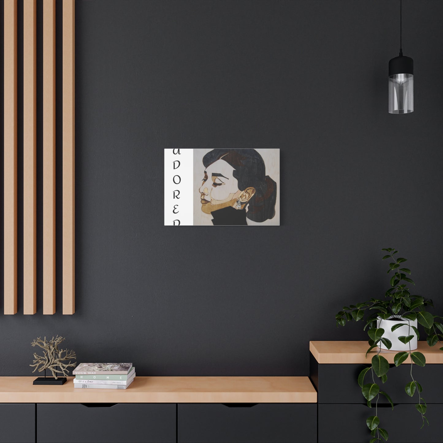 "Adored"Canvas Art – Stylish Portrait of a Woman