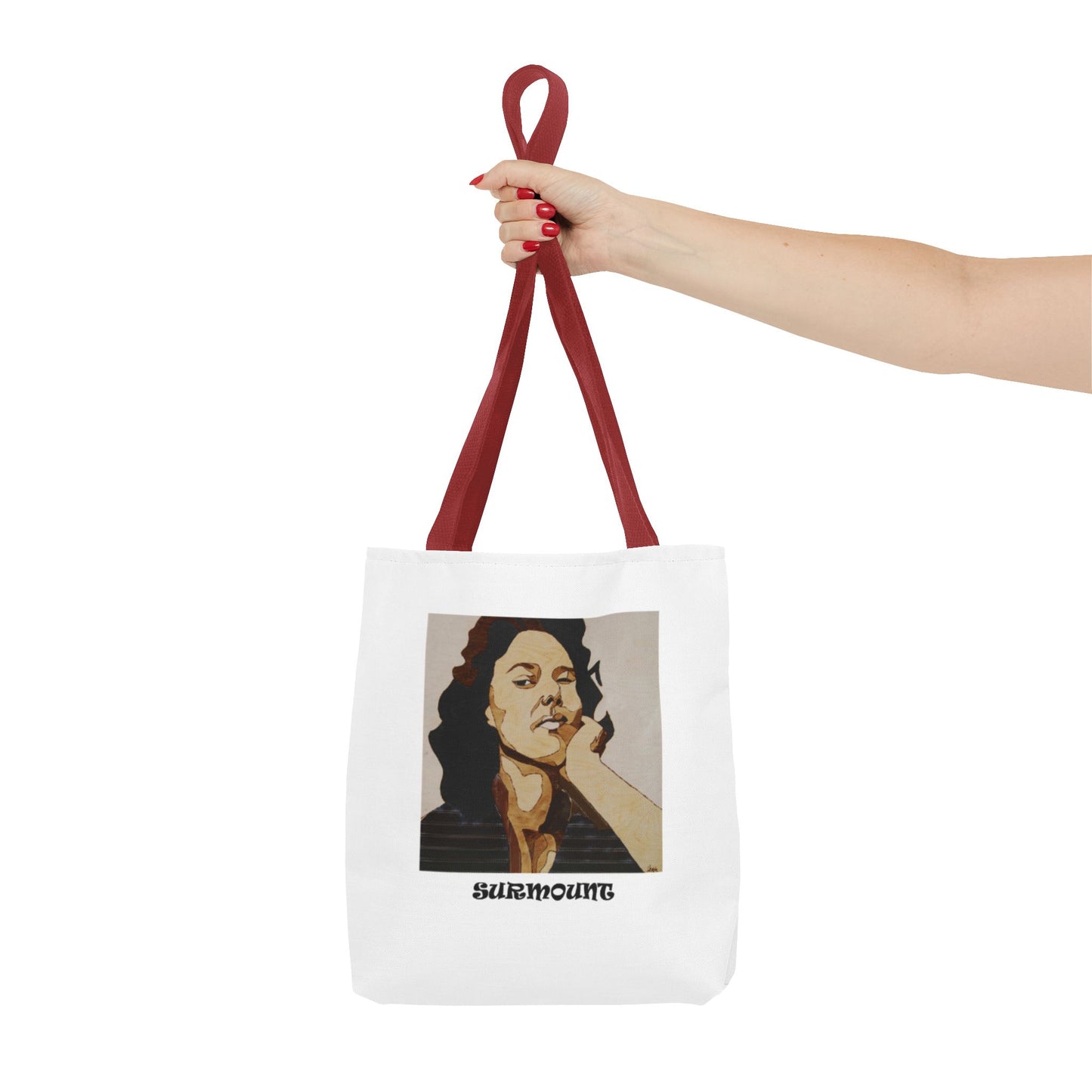 Empowering Tote Bag - Unique Art Print, Gift for Women, Confidence Bag, Everyday Use, Motivational Tote, Fashion Accessory