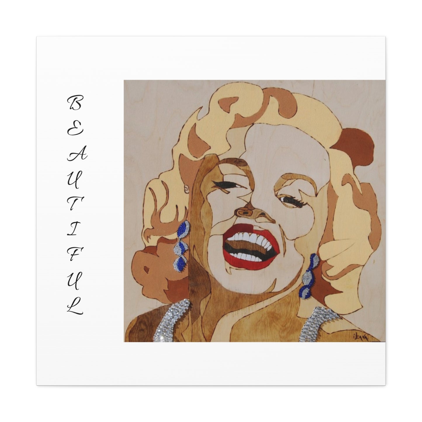 Marilyn Monroe Art Canvas - Stretched Wall Decor for Home & Office