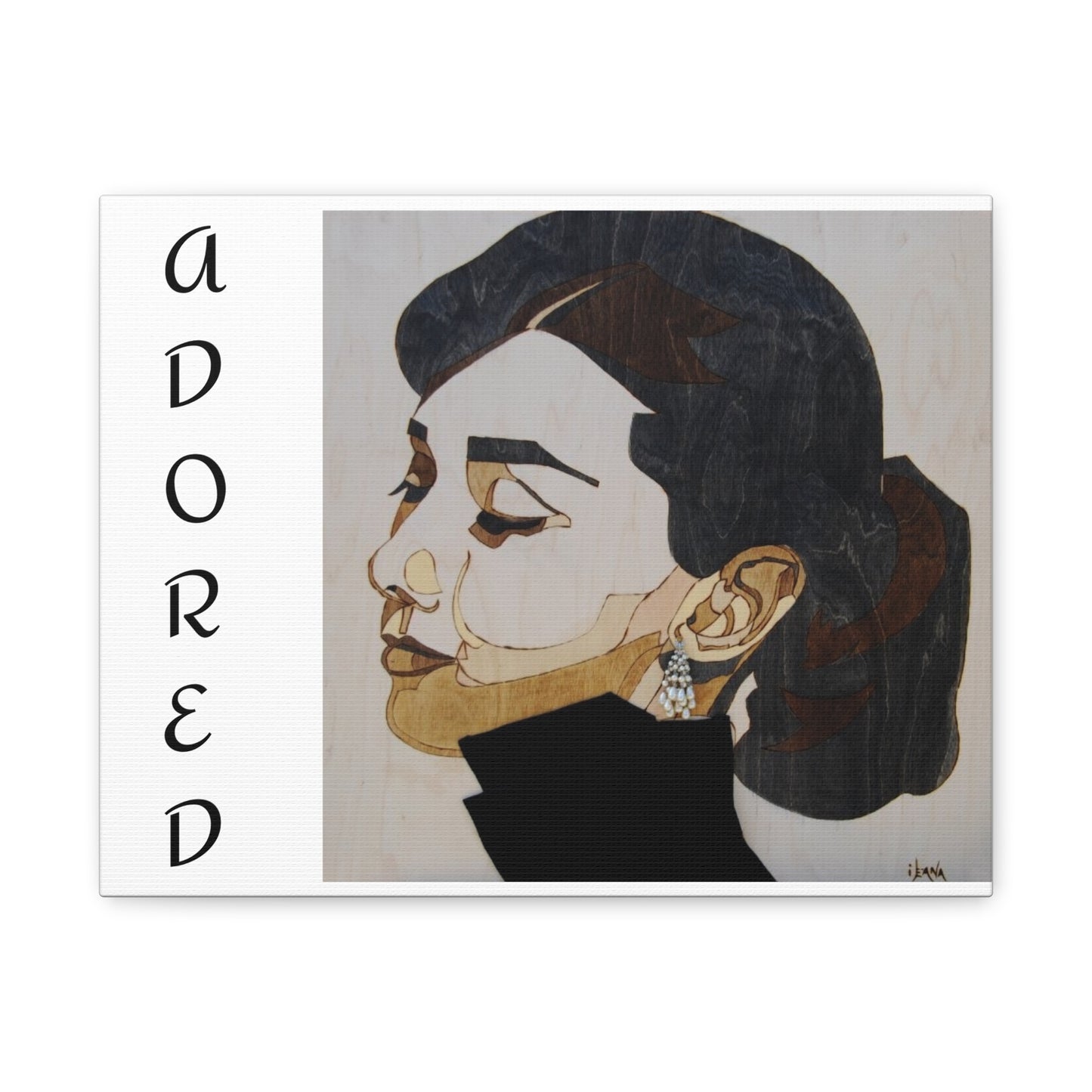"Adored"Canvas Art – Stylish Portrait of a Woman