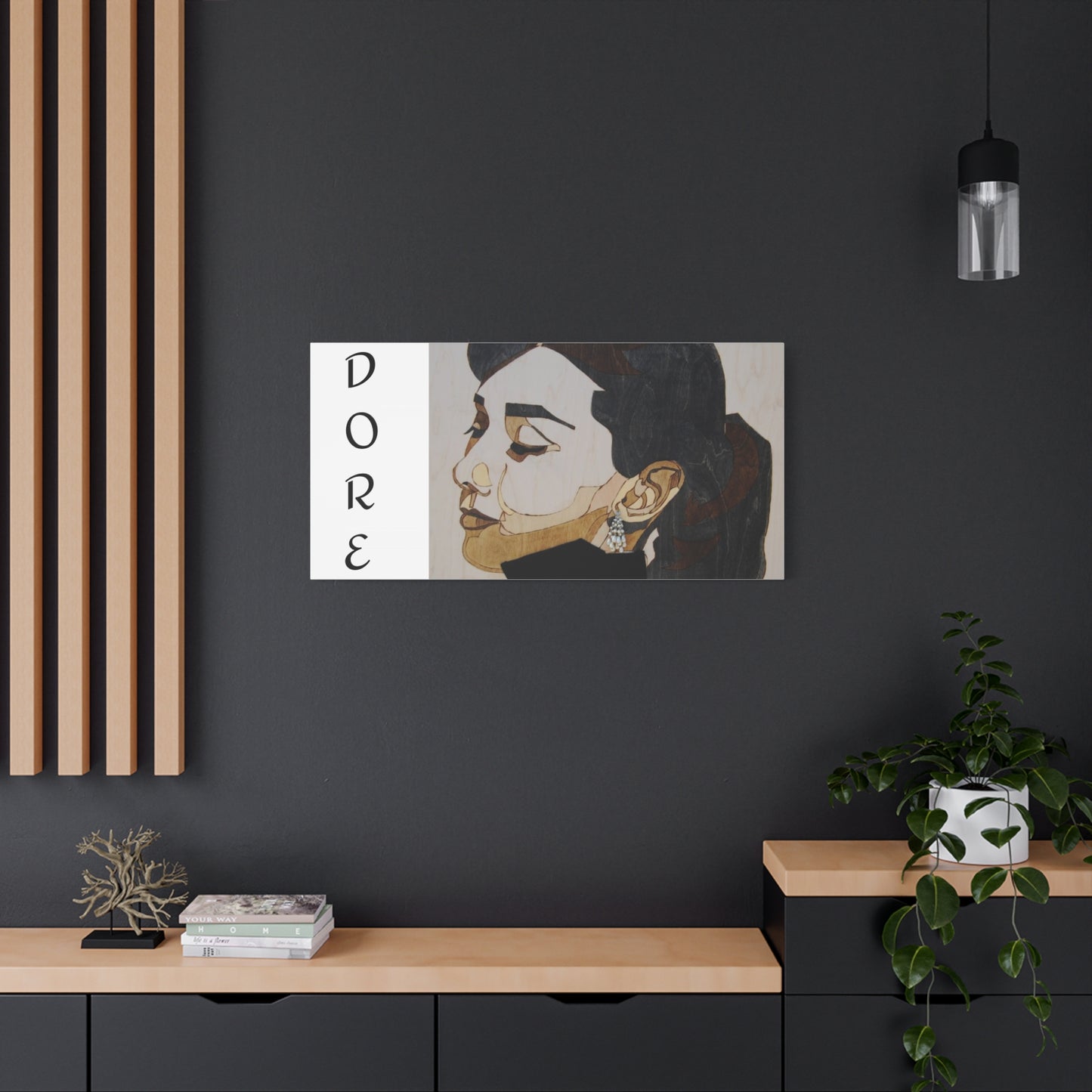 "Adored"Canvas Art – Stylish Portrait of a Woman