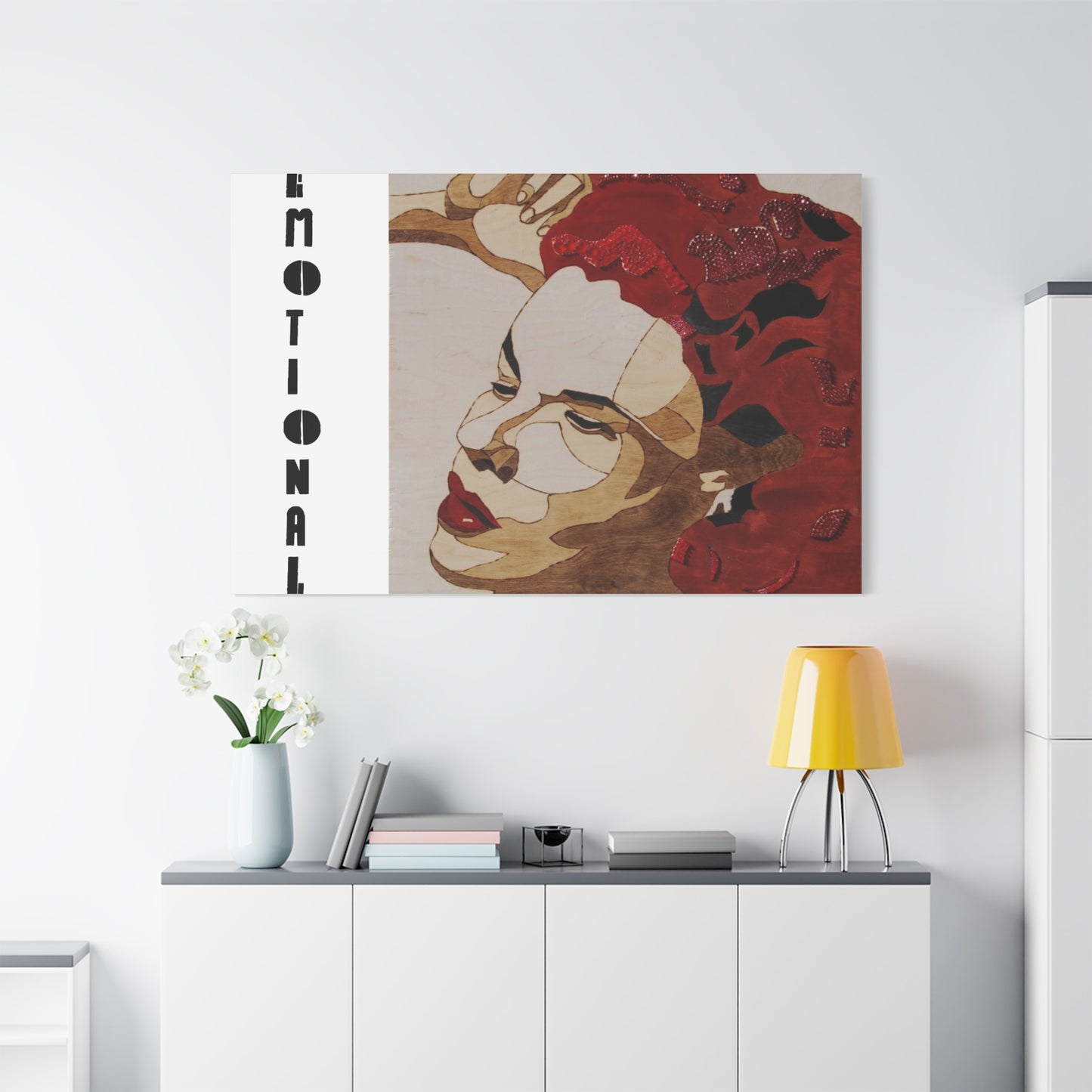 "Emotional" Canvas, Stretched, 1.25"