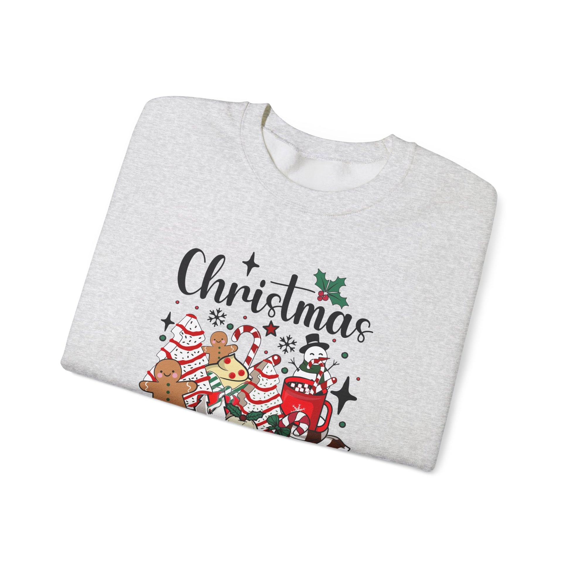 Christmas Calories Don't Count Crewneck Sweatshirt | Unisex Holiday Sweatshirt - Ileana Marie Designs