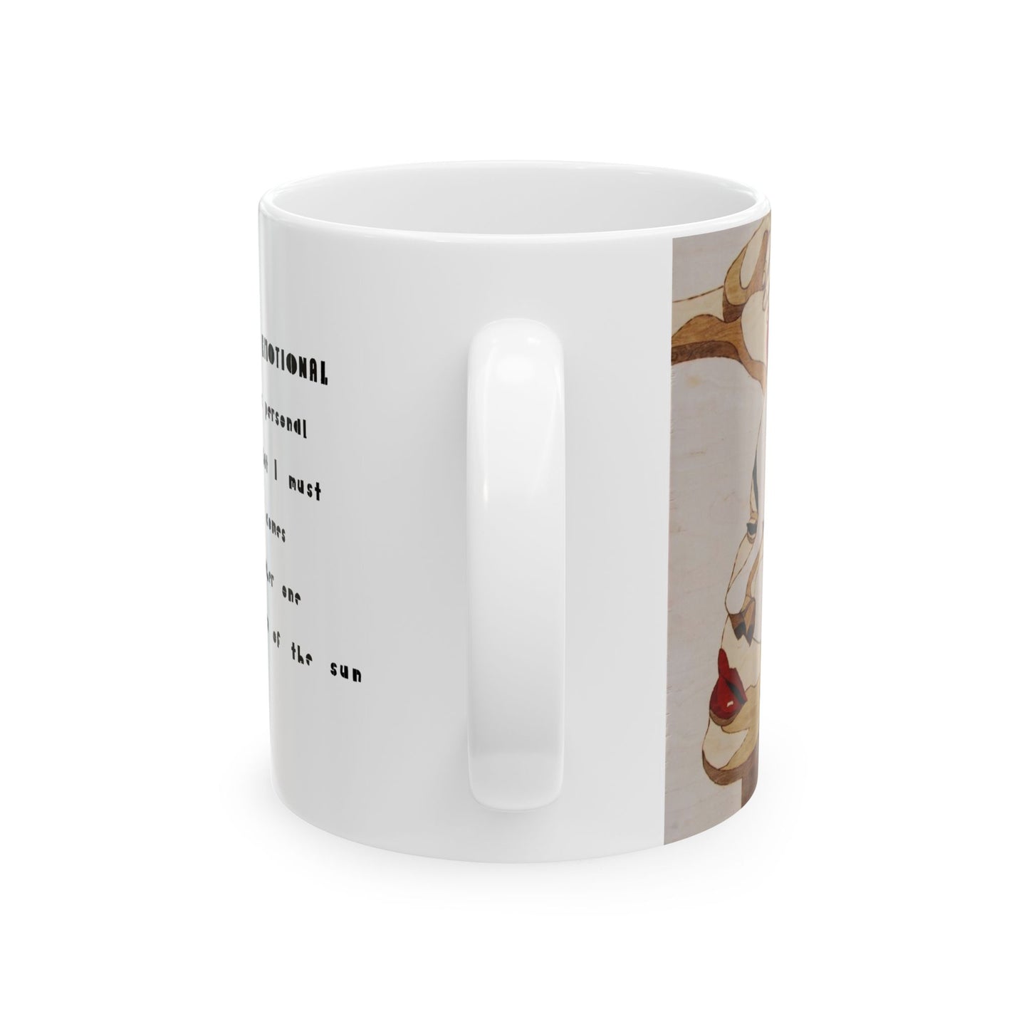 "Emotional" Ceramic Mug, (11oz, 15oz)