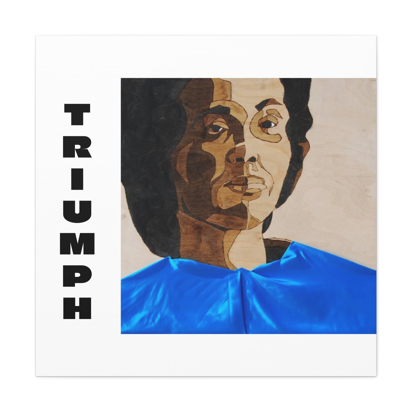 Artistic Canvas Wall Art - Stretched Matte Print of Iconic Portrait