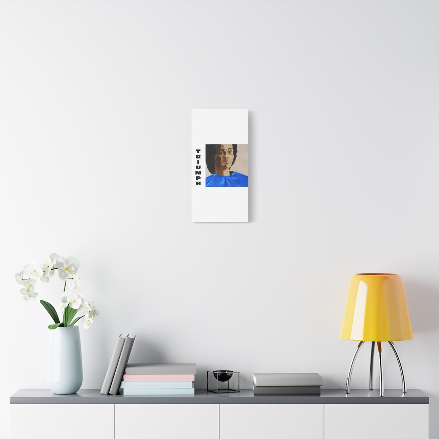 Artistic Canvas Wall Art - Stretched Matte Print of Iconic Portrait