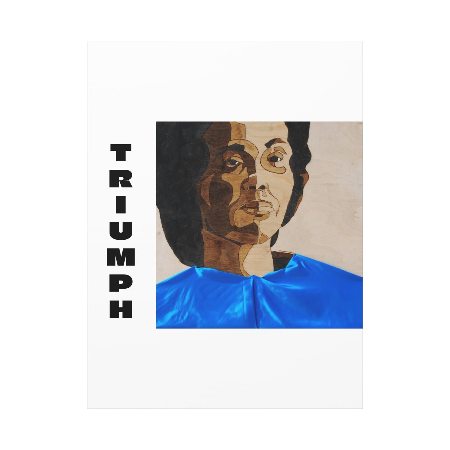 Artistic Canvas Wall Art - Stretched Matte Print of Iconic Portrait