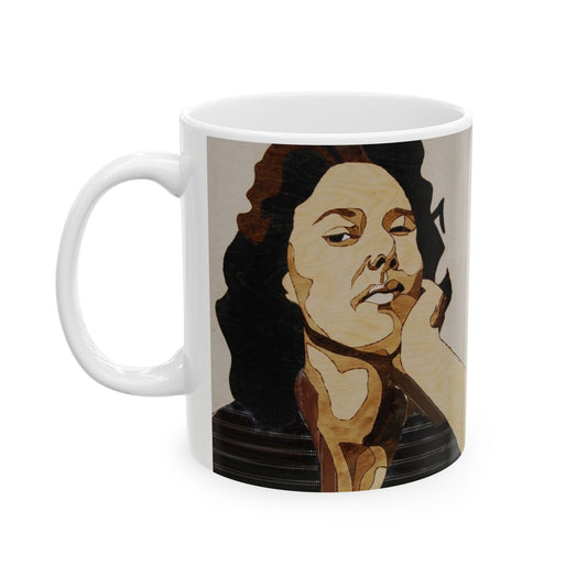 Artistic Ceramic Mug - Unique Design for Coffee Lovers