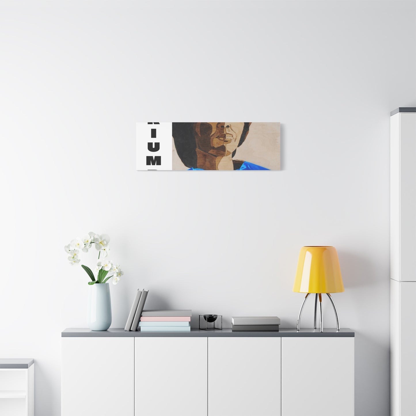 Artistic Canvas Wall Art - Stretched Matte Print of Iconic Portrait