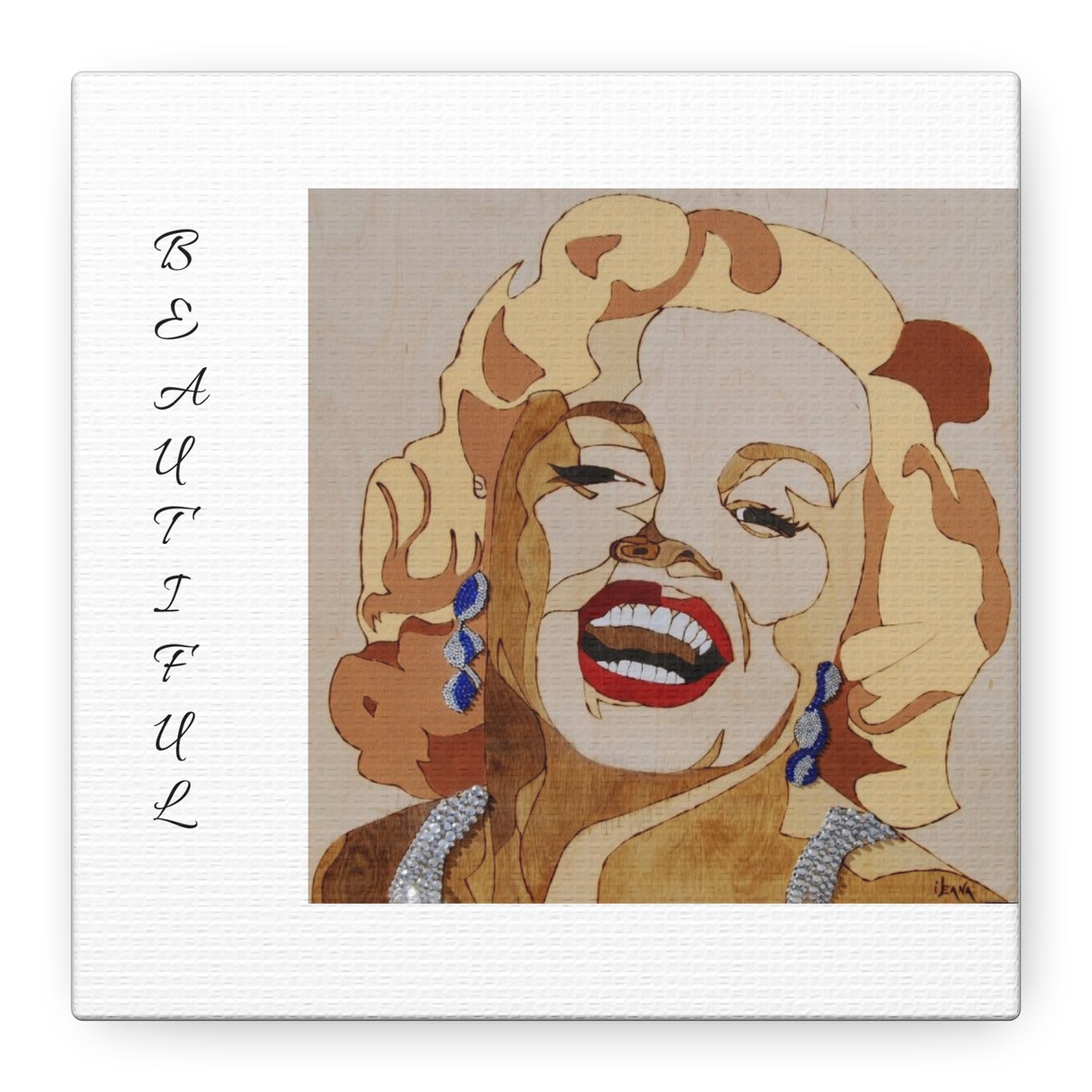 Marilyn Monroe Art Canvas - Stretched Wall Decor for Home & Office