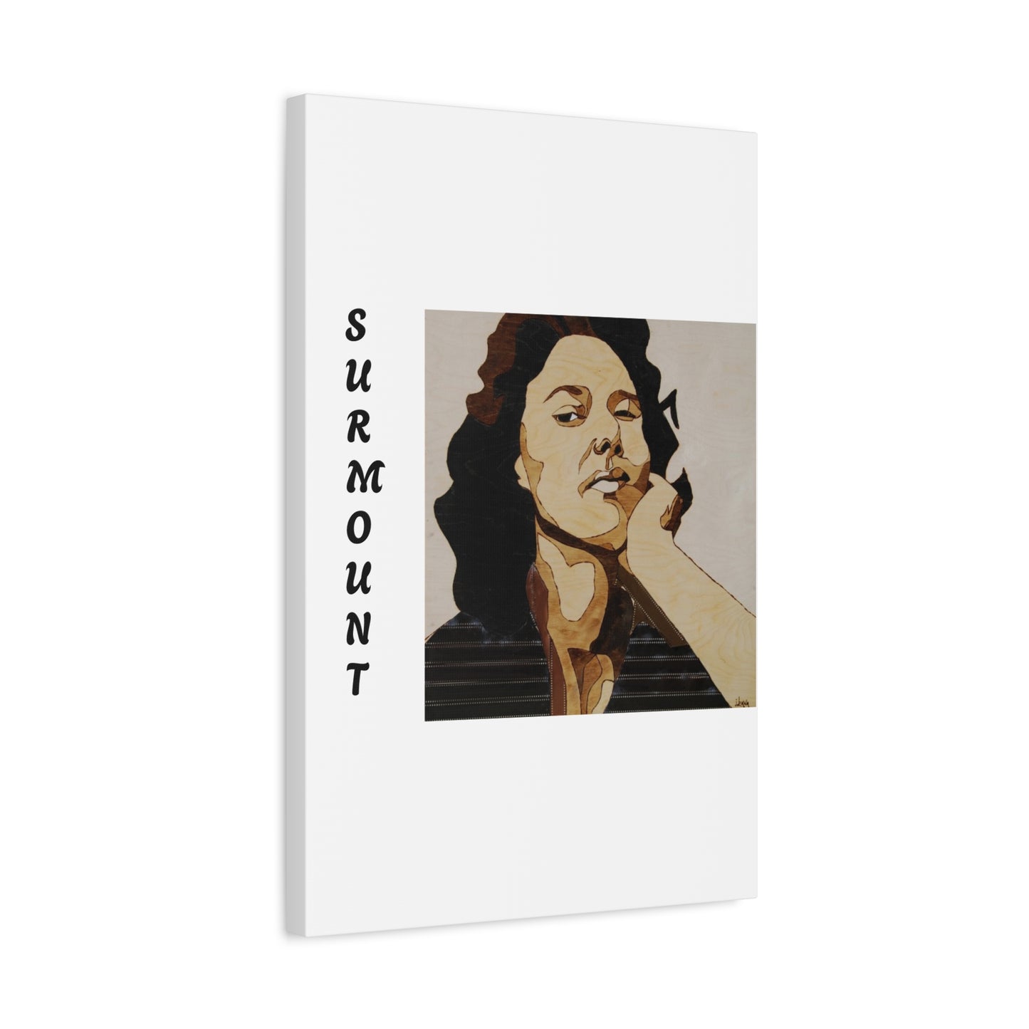 "Surmount", Dorothy Danbridge inspired  Contemporary Art Canvas Print - Modern Serene Portrait Decoration