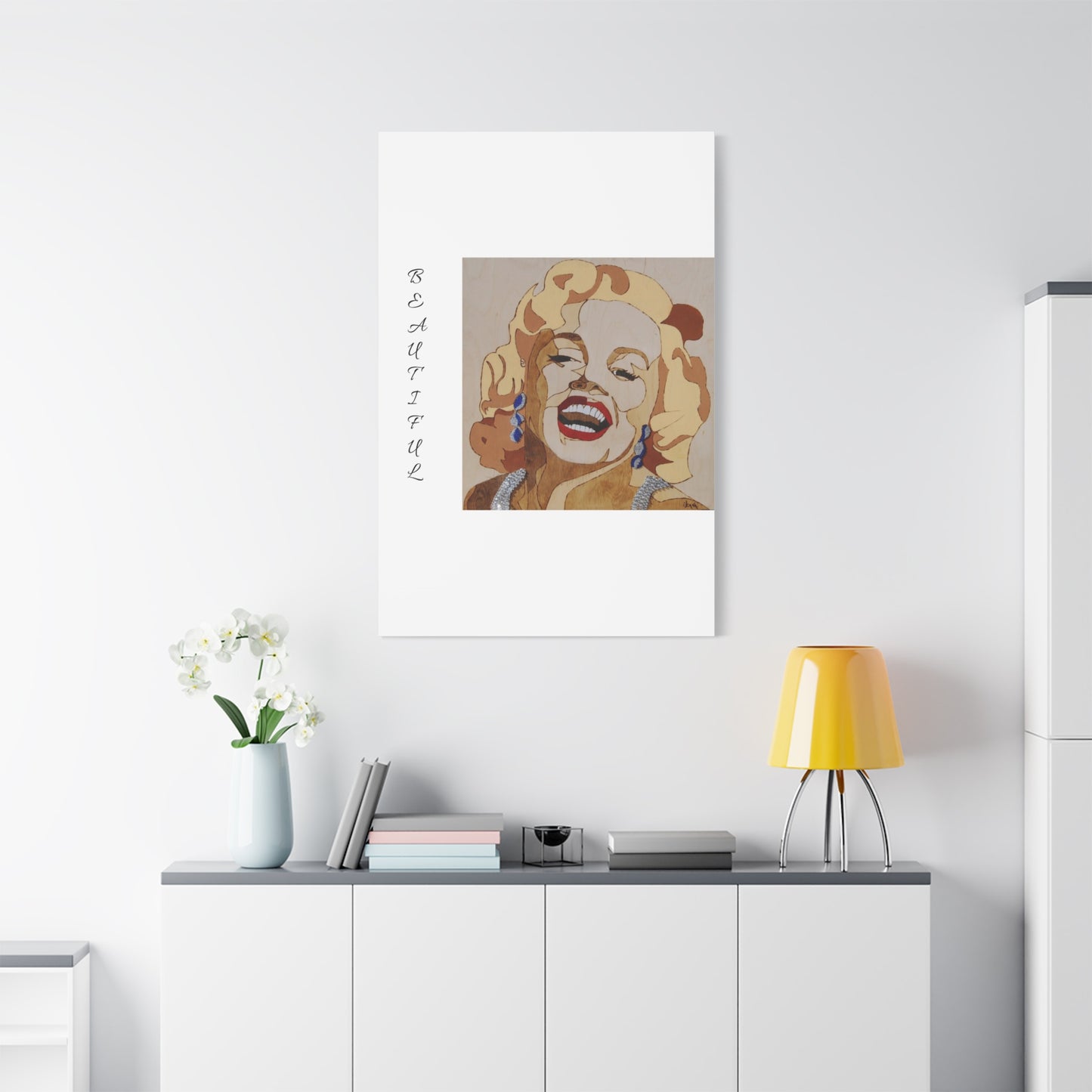 Marilyn Monroe Art Canvas - Stretched Wall Decor for Home & Office