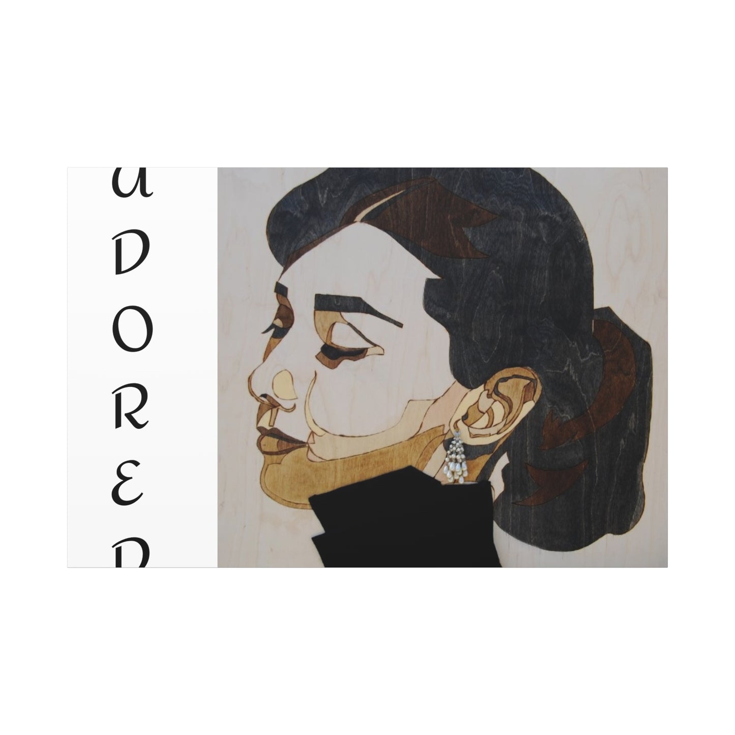 "Adored"Canvas Art – Stylish Portrait of a Woman