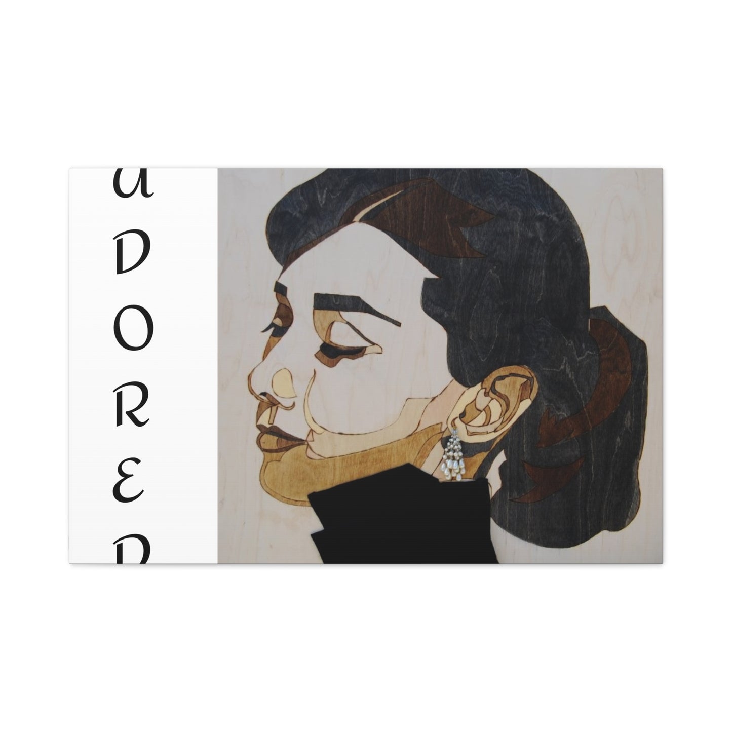 "Adored"Canvas Art – Stylish Portrait of a Woman