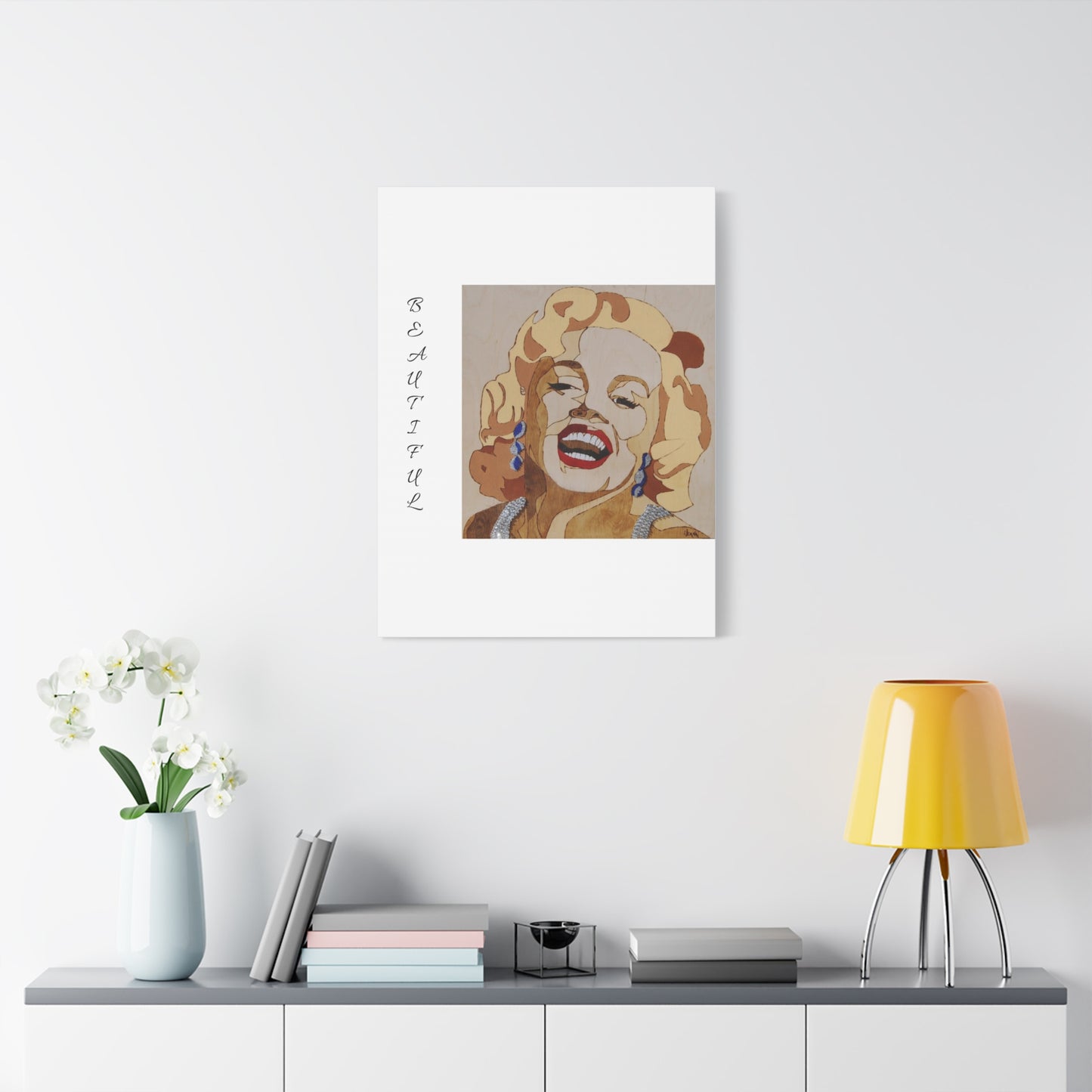 Marilyn Monroe Art Canvas - Stretched Wall Decor for Home & Office