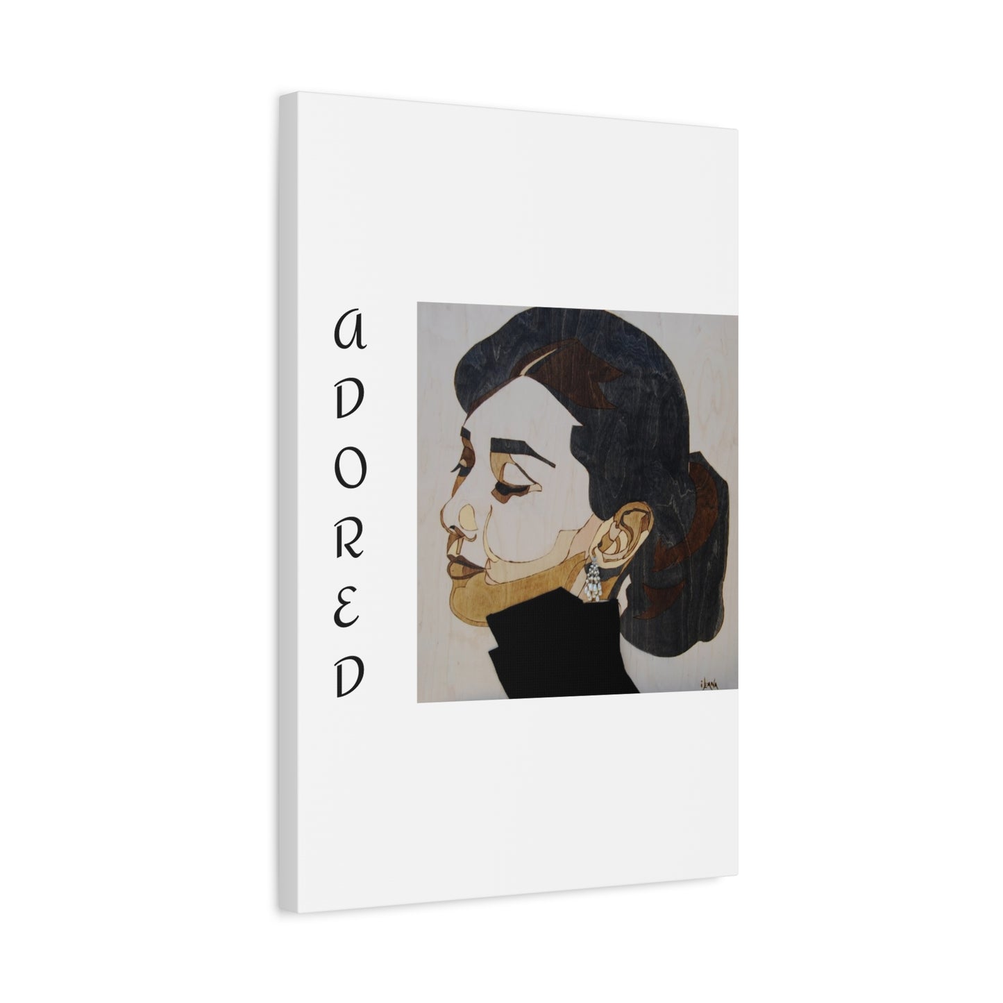 "Adored"Canvas Art – Stylish Portrait of a Woman