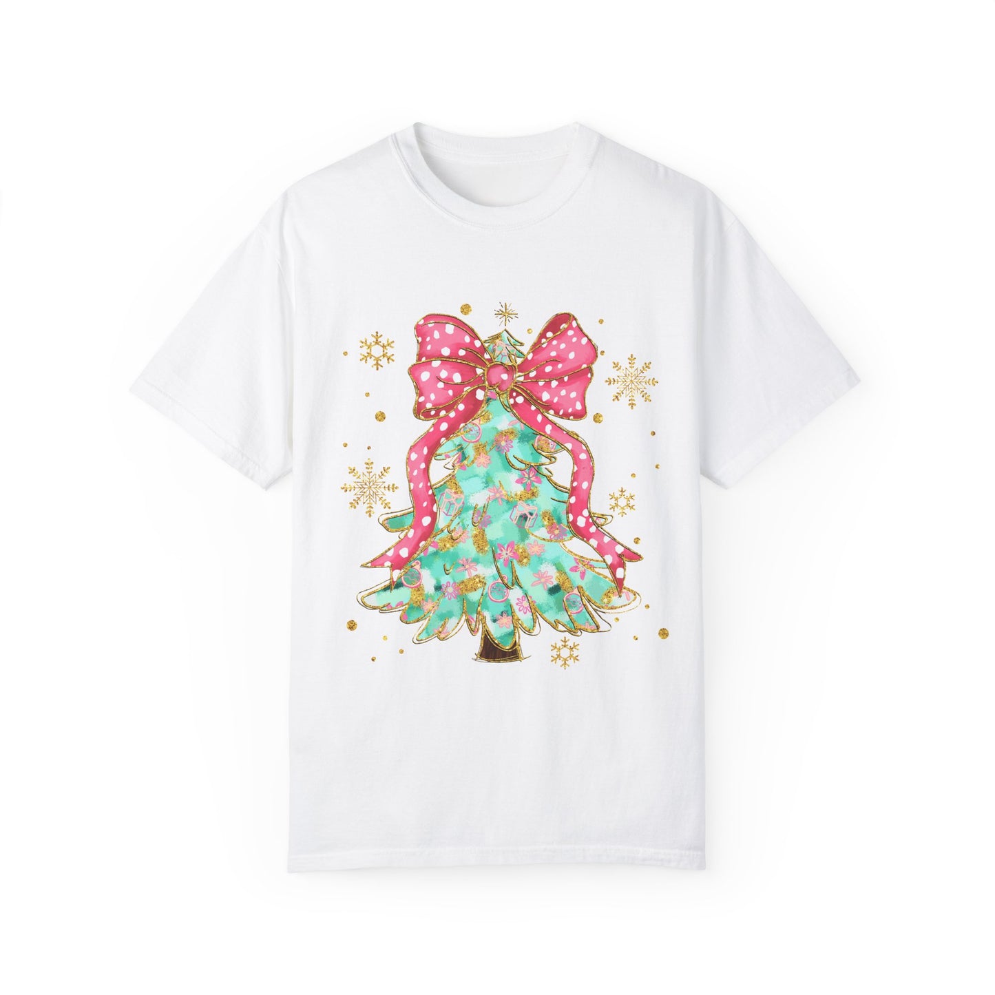 Festive Christmas Tree Graphic T-Shirt - Ileana Marie Designs