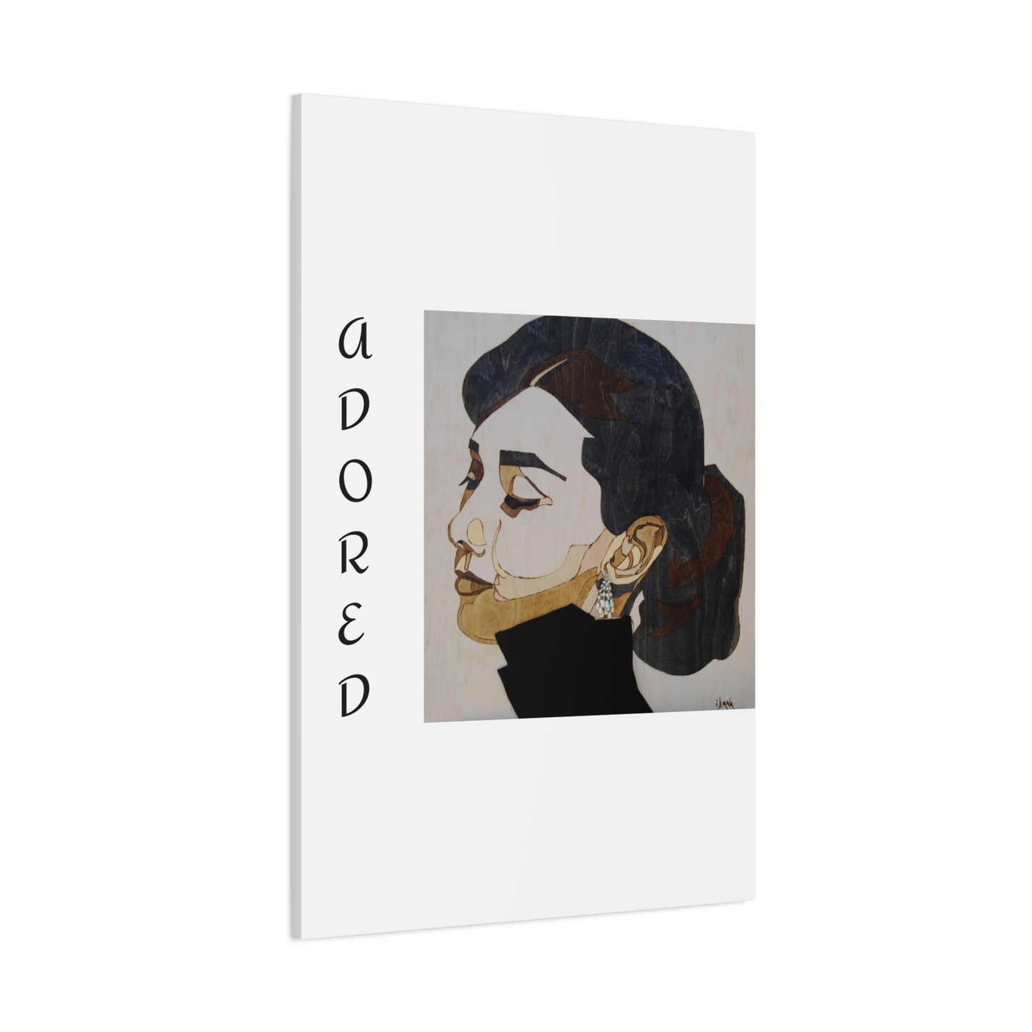 "Adored"Canvas Art – Stylish Portrait of a Woman