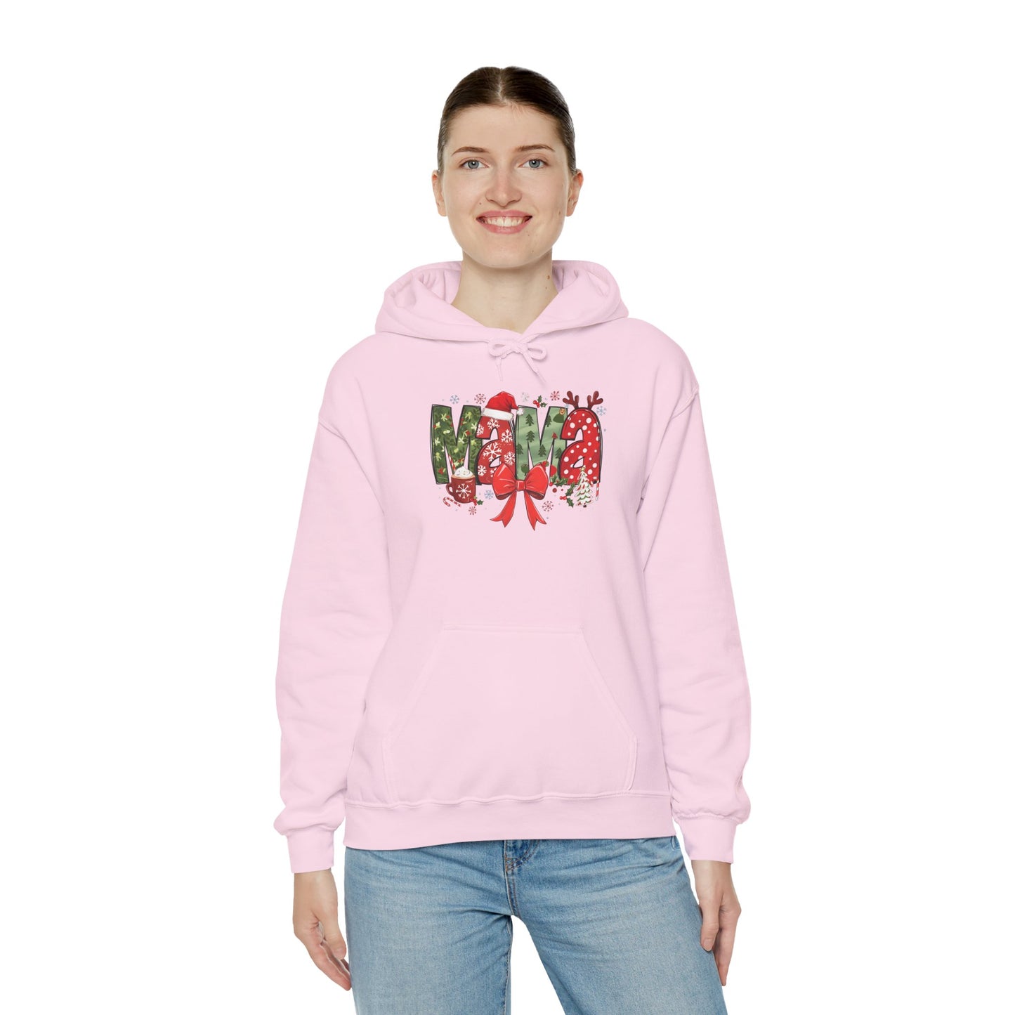 Festive Merry Sweatshirt - Unisex Heavy Blend™ Hoodie for Holiday Cheer - Ileana Marie Designs