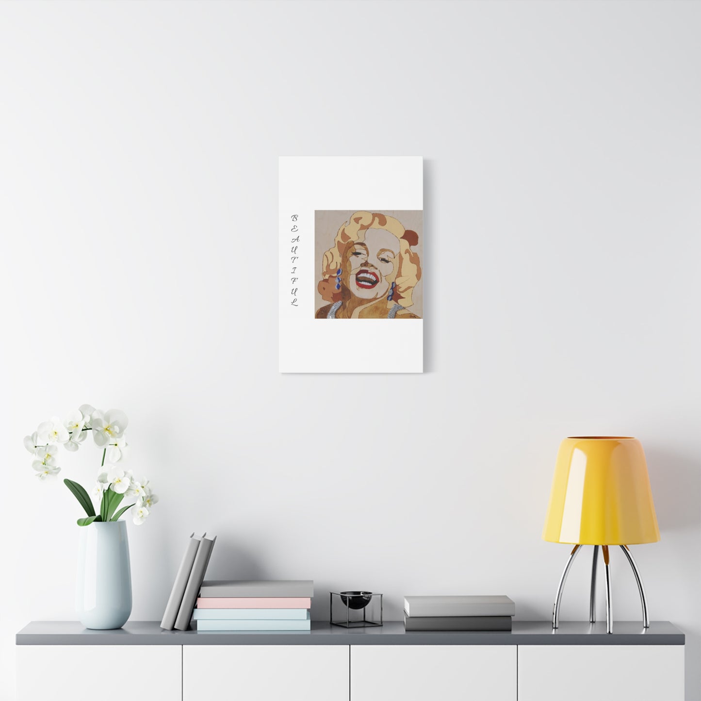Marilyn Monroe Art Canvas - Stretched Wall Decor for Home & Office