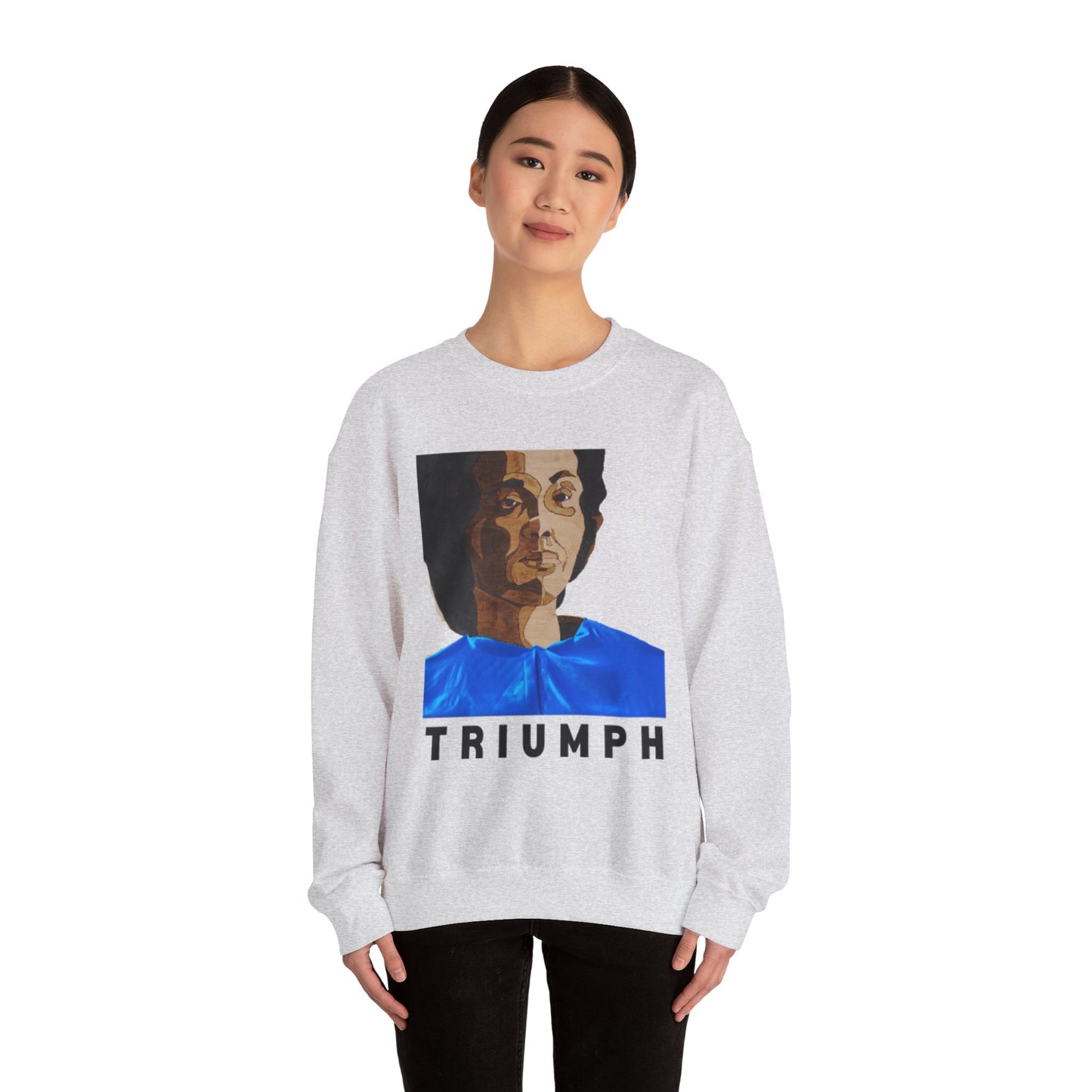 Triumph Unisex Heavy Blend™ Crewneck Sweatshirt, Inspirational Sweatshirt, Motivational Apparel, Perfect for Cozy Days, Great Gift for