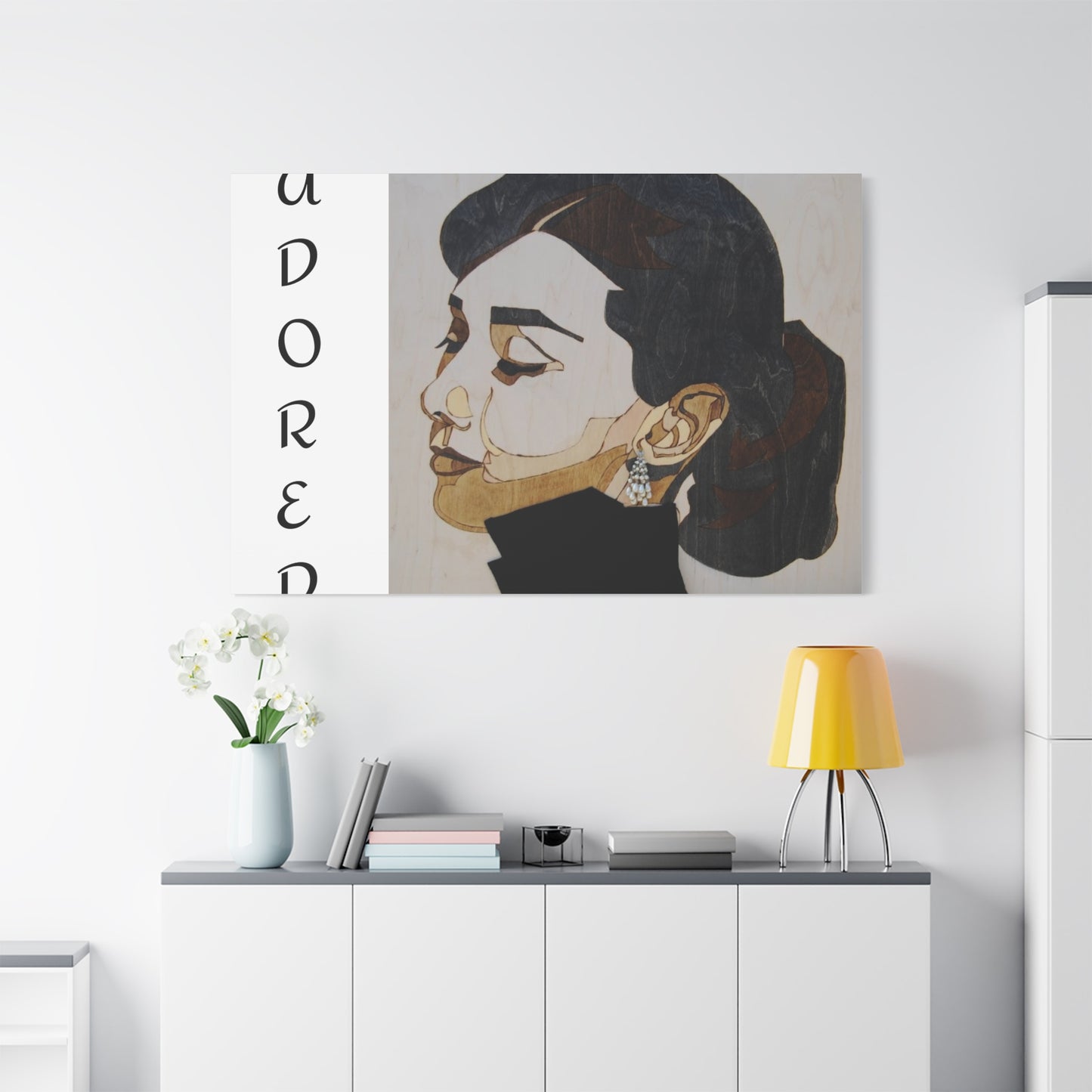 "Adored"Canvas Art – Stylish Portrait of a Woman