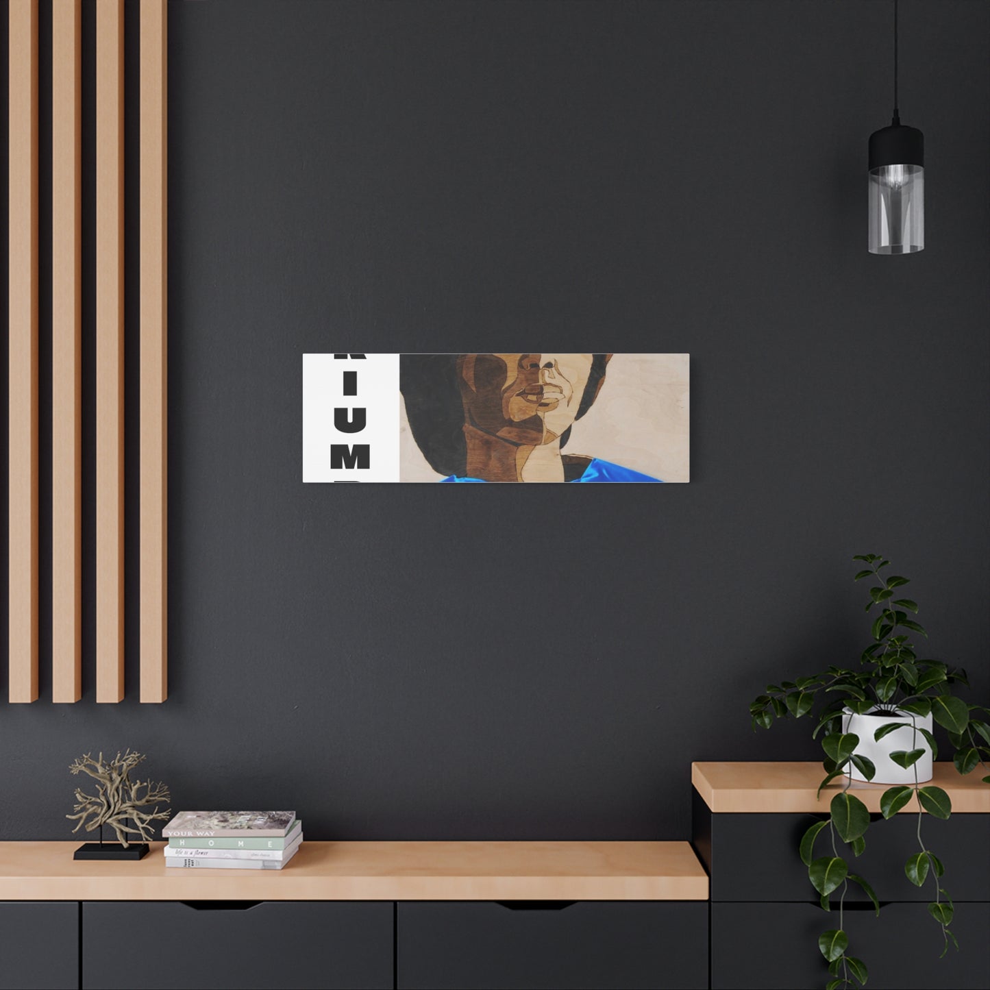 Artistic Canvas Wall Art - Stretched Matte Print of Iconic Portrait