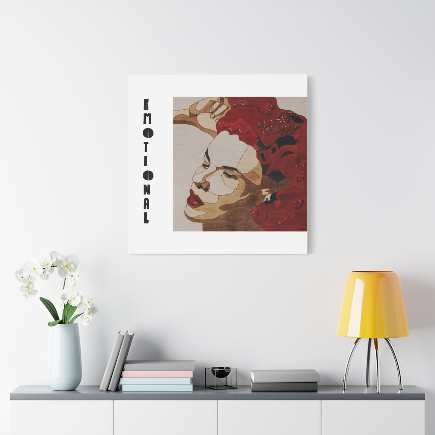 "Emotional" Canvas, Stretched, 1.25"