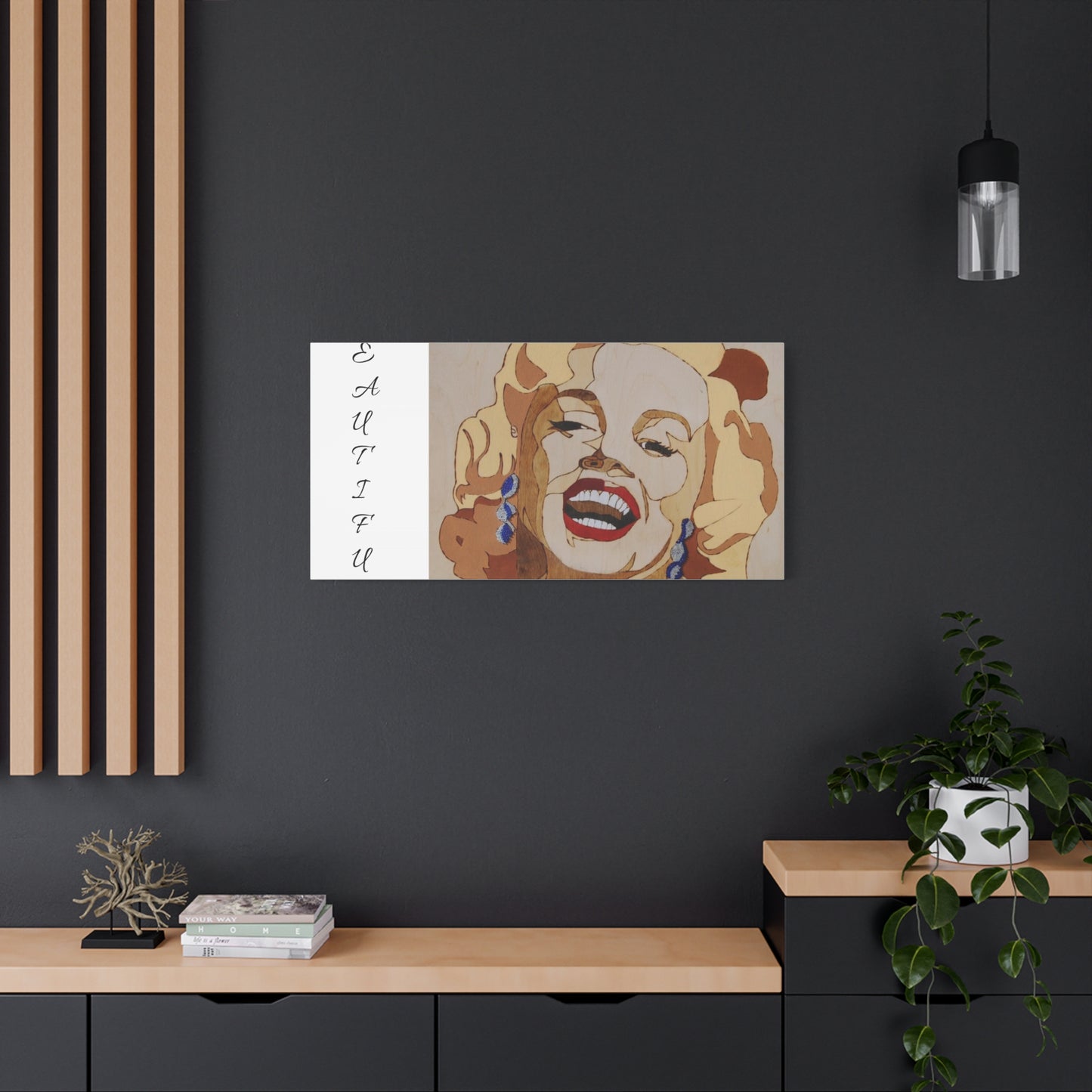 Marilyn Monroe Art Canvas - Stretched Wall Decor for Home & Office