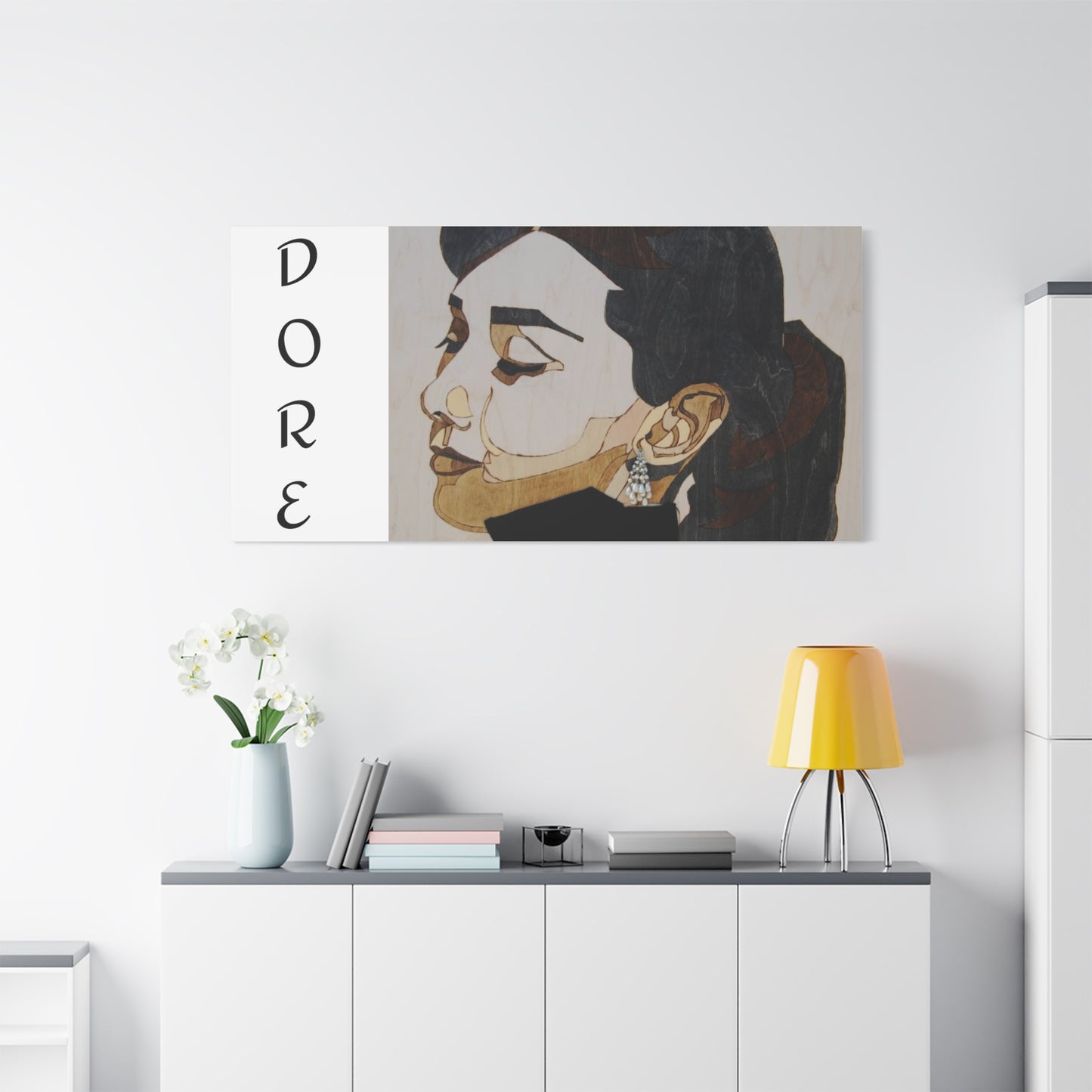"Adored"Canvas Art – Stylish Portrait of a Woman