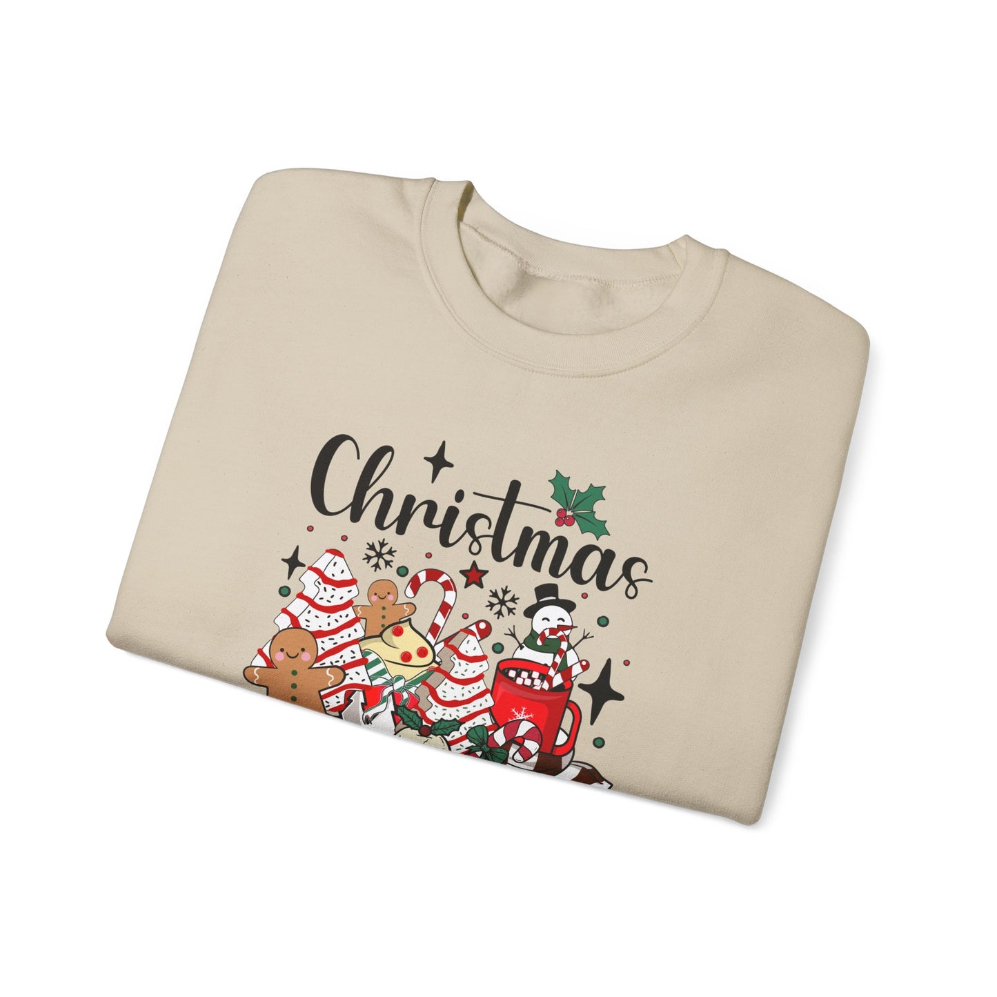 Christmas Calories Don't Count Crewneck Sweatshirt | Unisex Holiday Sweatshirt - Ileana Marie Designs