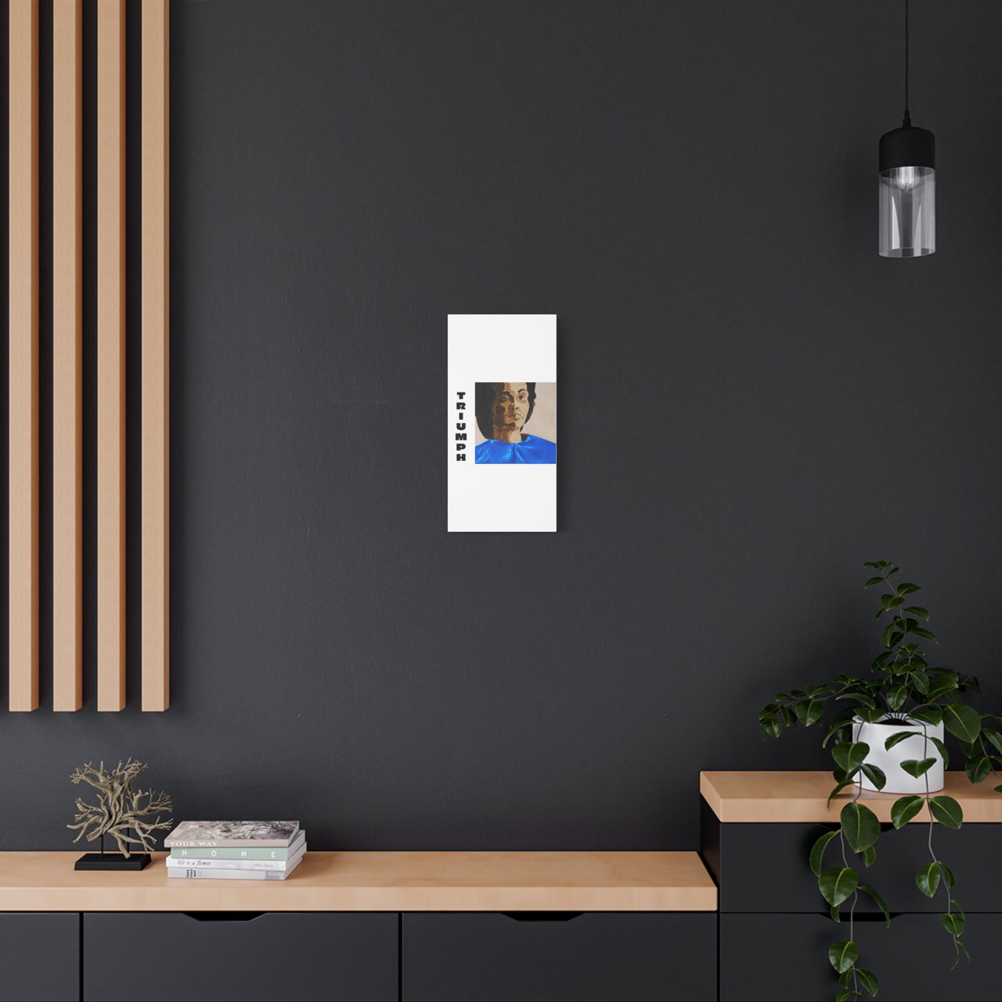 Artistic Canvas Wall Art - Stretched Matte Print of Iconic Portrait