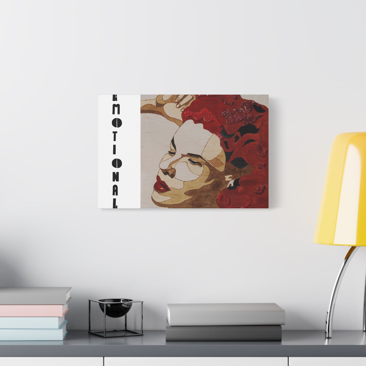 "Emotional" Canvas, Stretched, 1.25"