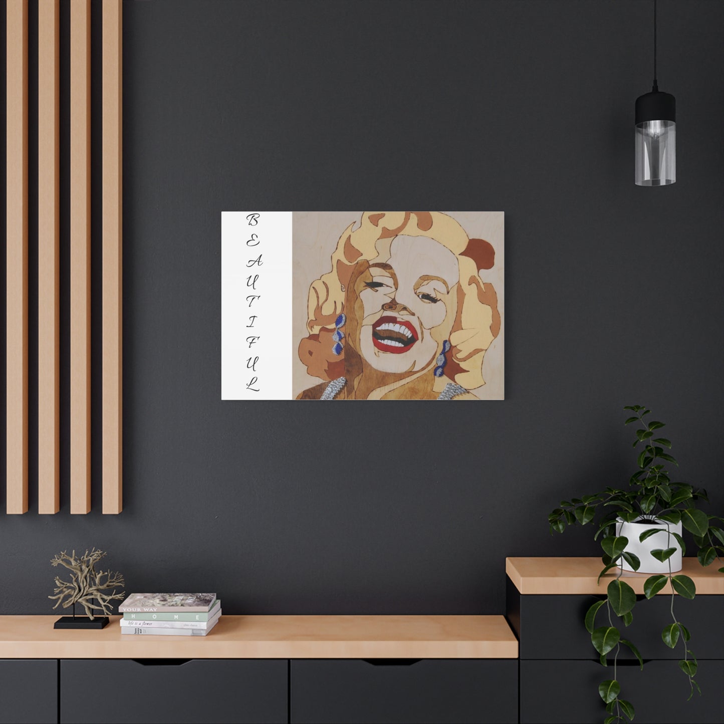 Marilyn Monroe Art Canvas - Stretched Wall Decor for Home & Office