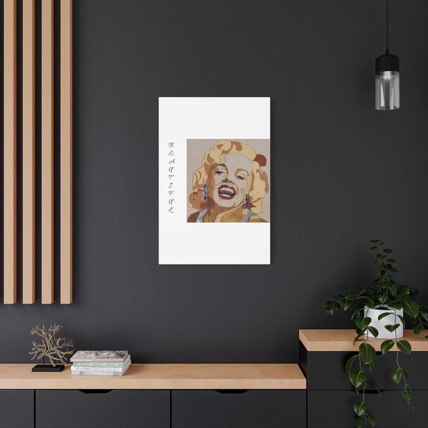Marilyn Monroe Art Canvas - Stretched Wall Decor for Home & Office